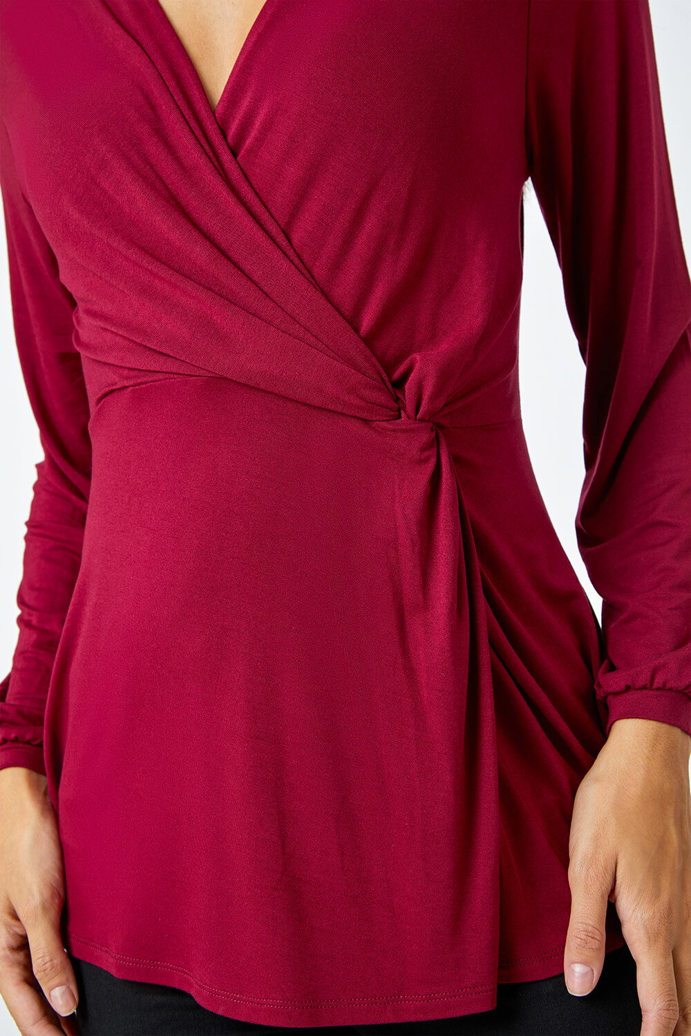 Port Side Twist Knot Top, Image 6 of 5