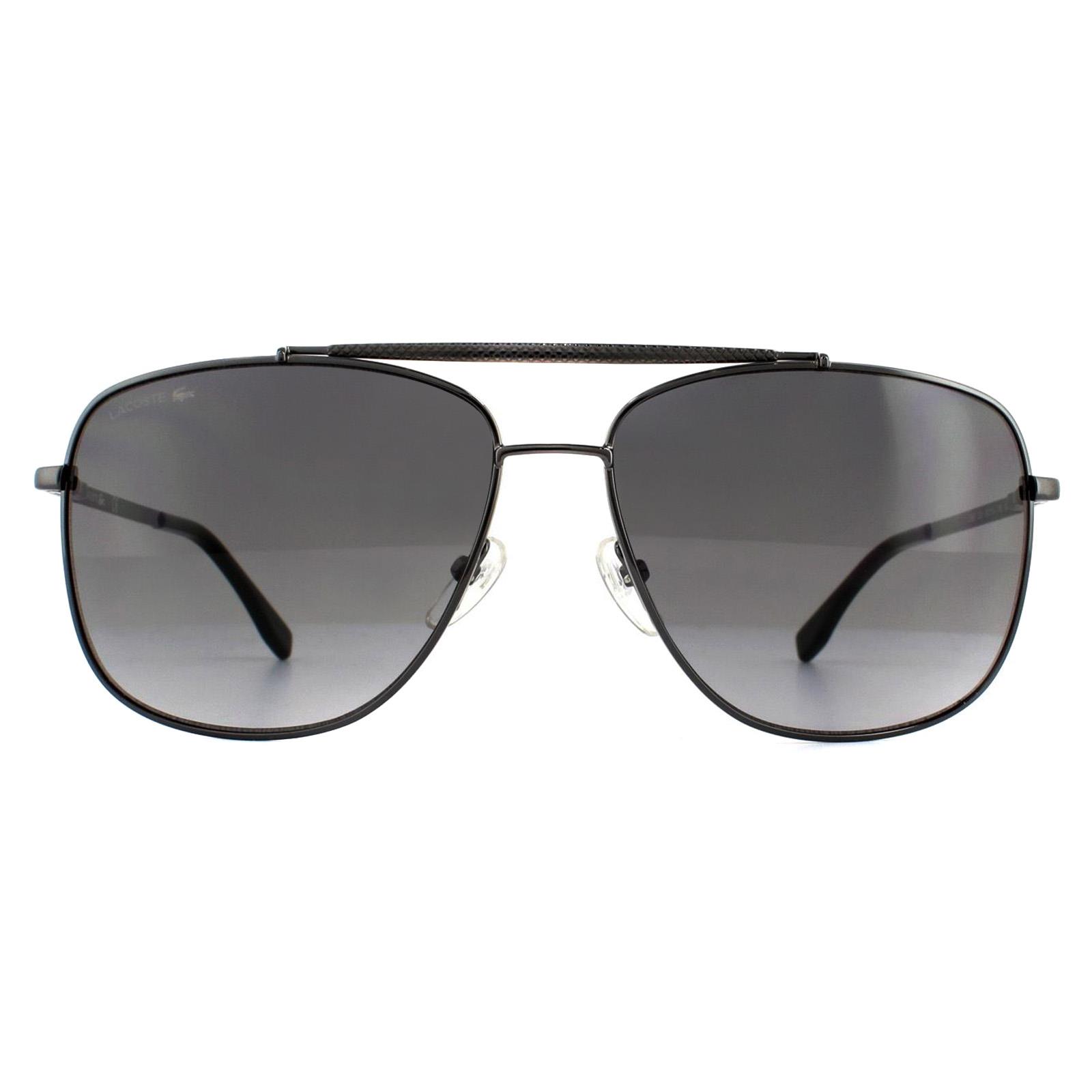 Aviator Gunmetal Grey Gradient Sunglasses, Image 1 of 4