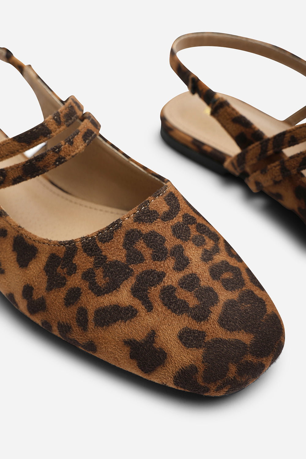 Multi Alena Double Strap Backless Mary Jane Flats, Image 5 of 7