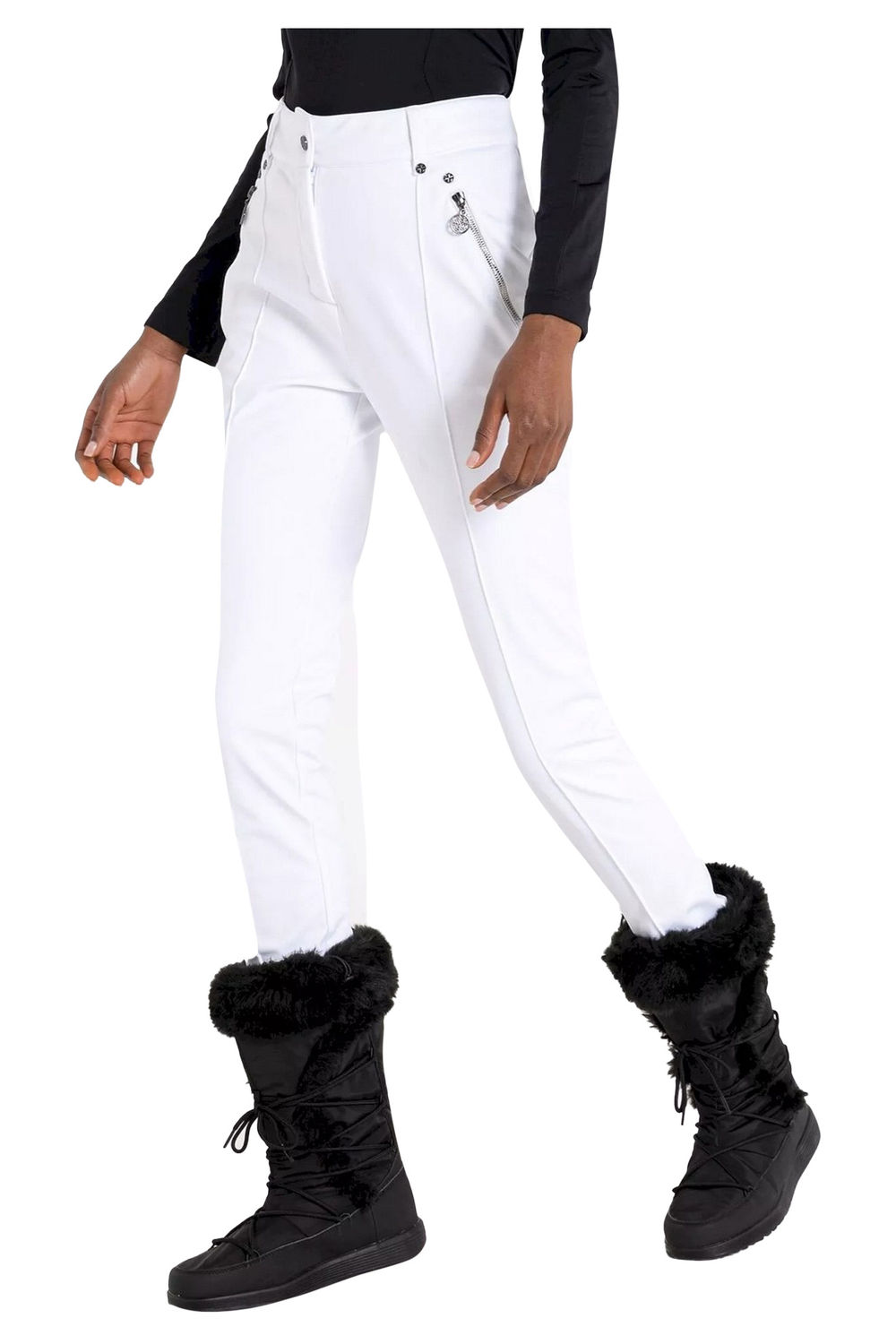 White Julian Macdonald Regimented Ski Trousers, Image 6 of 6