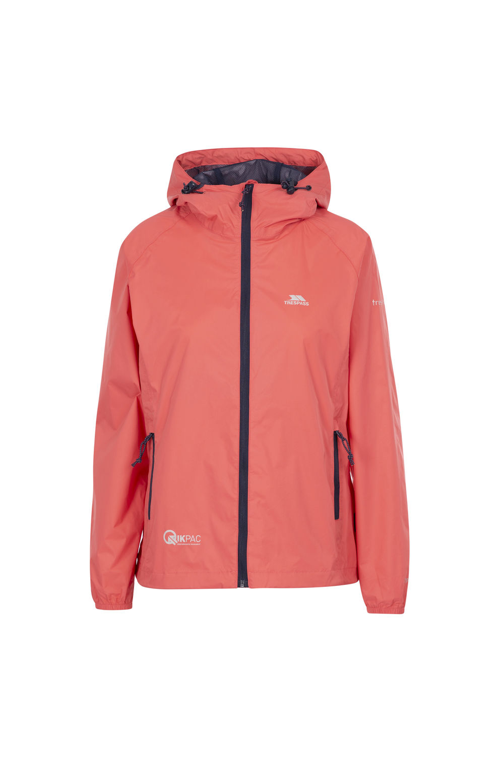 Peach Qikpac Packaway Waterproof Jacket, Image 1 of 4