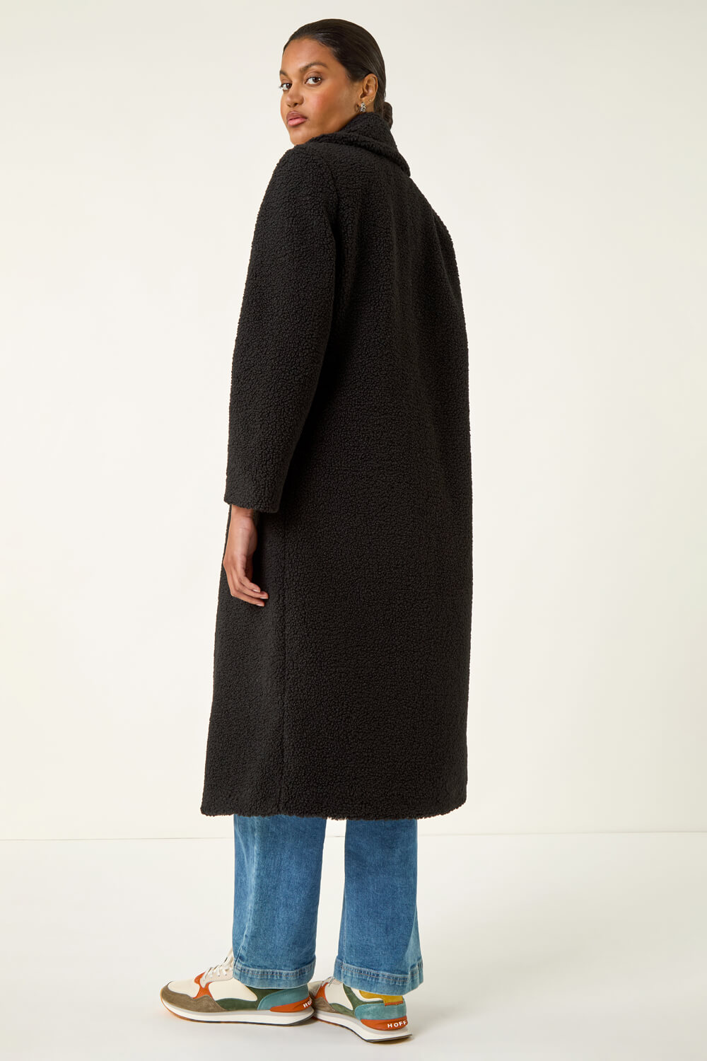 Black Borg Single Breasted Coat, Image 5 of 7