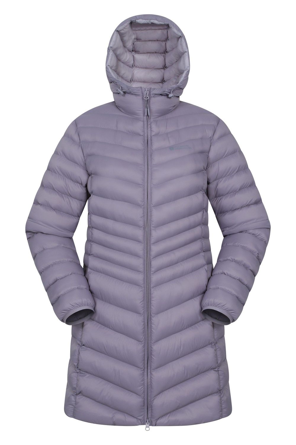 Purple Mountain Warehouse Purple Florence Long Padded Jacket, Image 1 of 4
