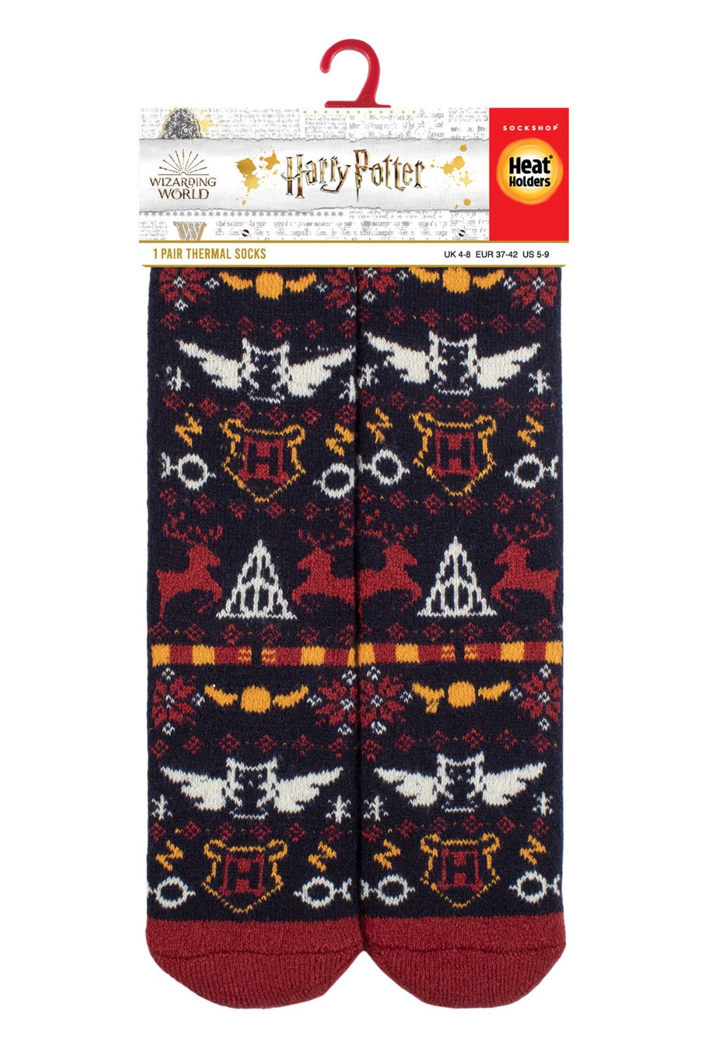 Navy Thin Thermal Socks - Harry Potter, Image 2 of 3