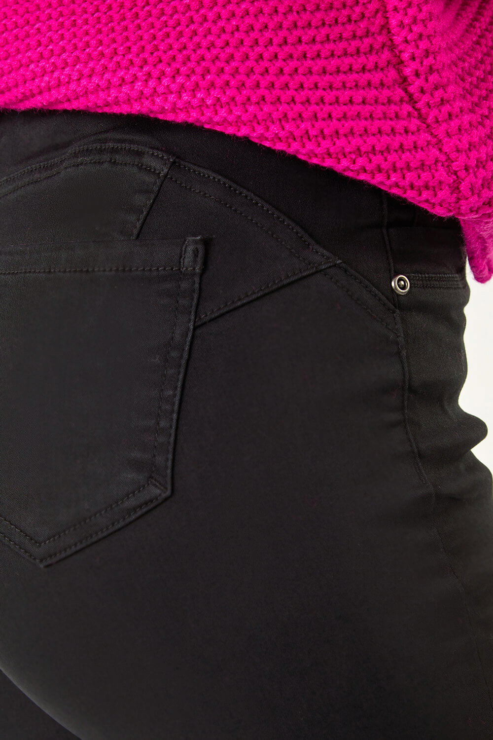Black Slim & Shape Enhance Stretch Jeans, Image 6 of 5