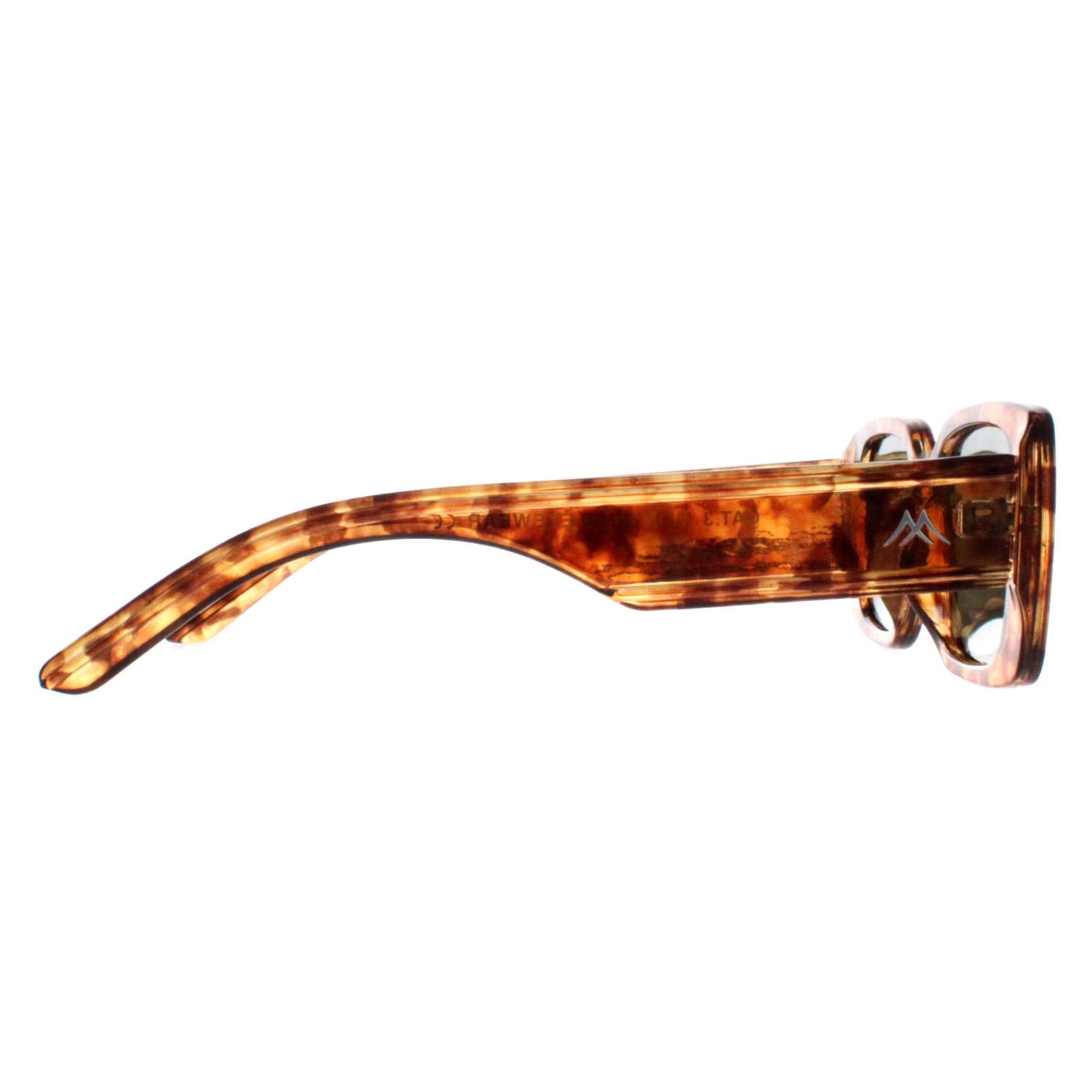 Brown Rectangle Shiny Havana Soft Demi G15 Green Polarized MP76, Image 4 of 4