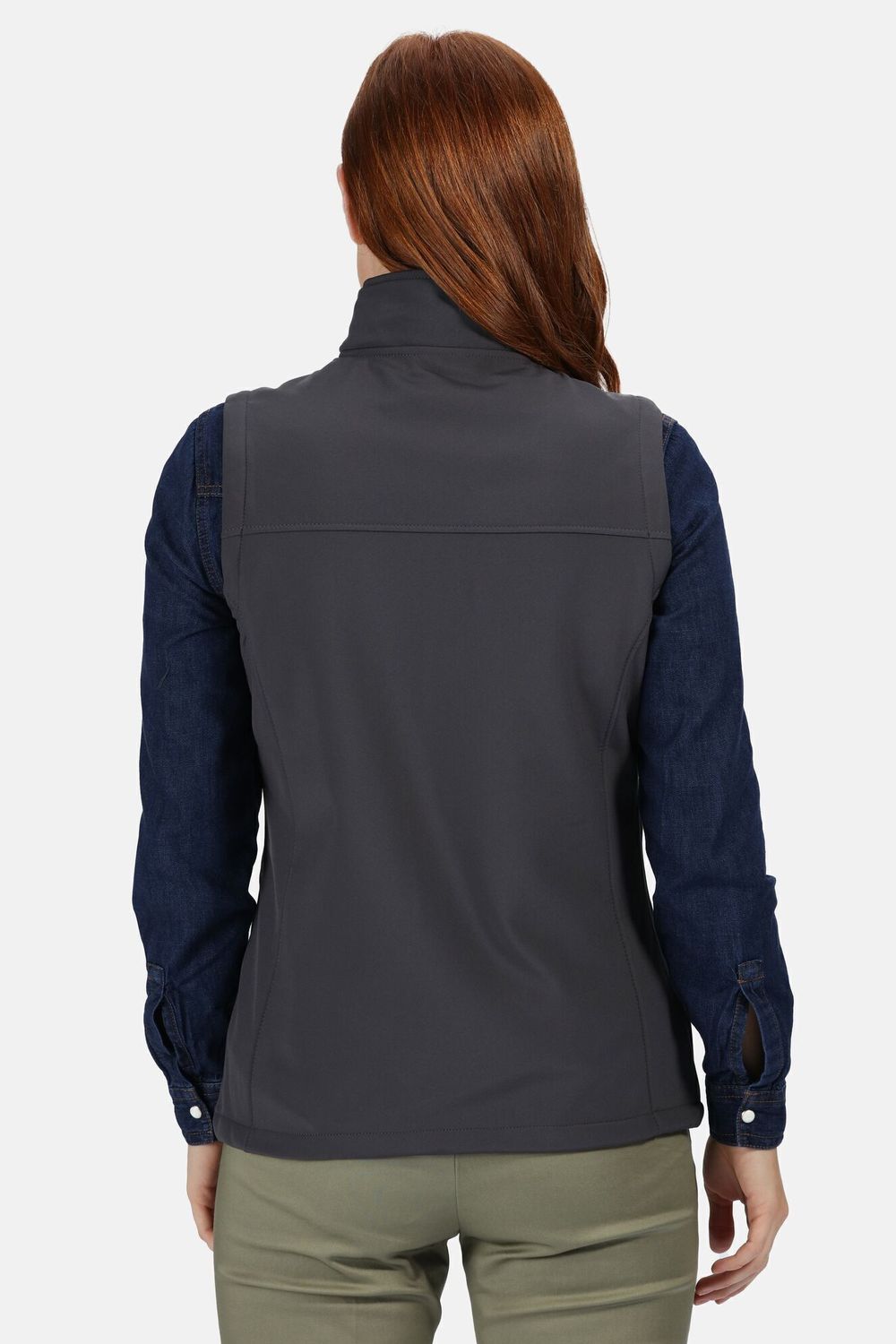 Grey Regatta Grey Flux Soft Shell Bodywarmer, Image 2 of 5