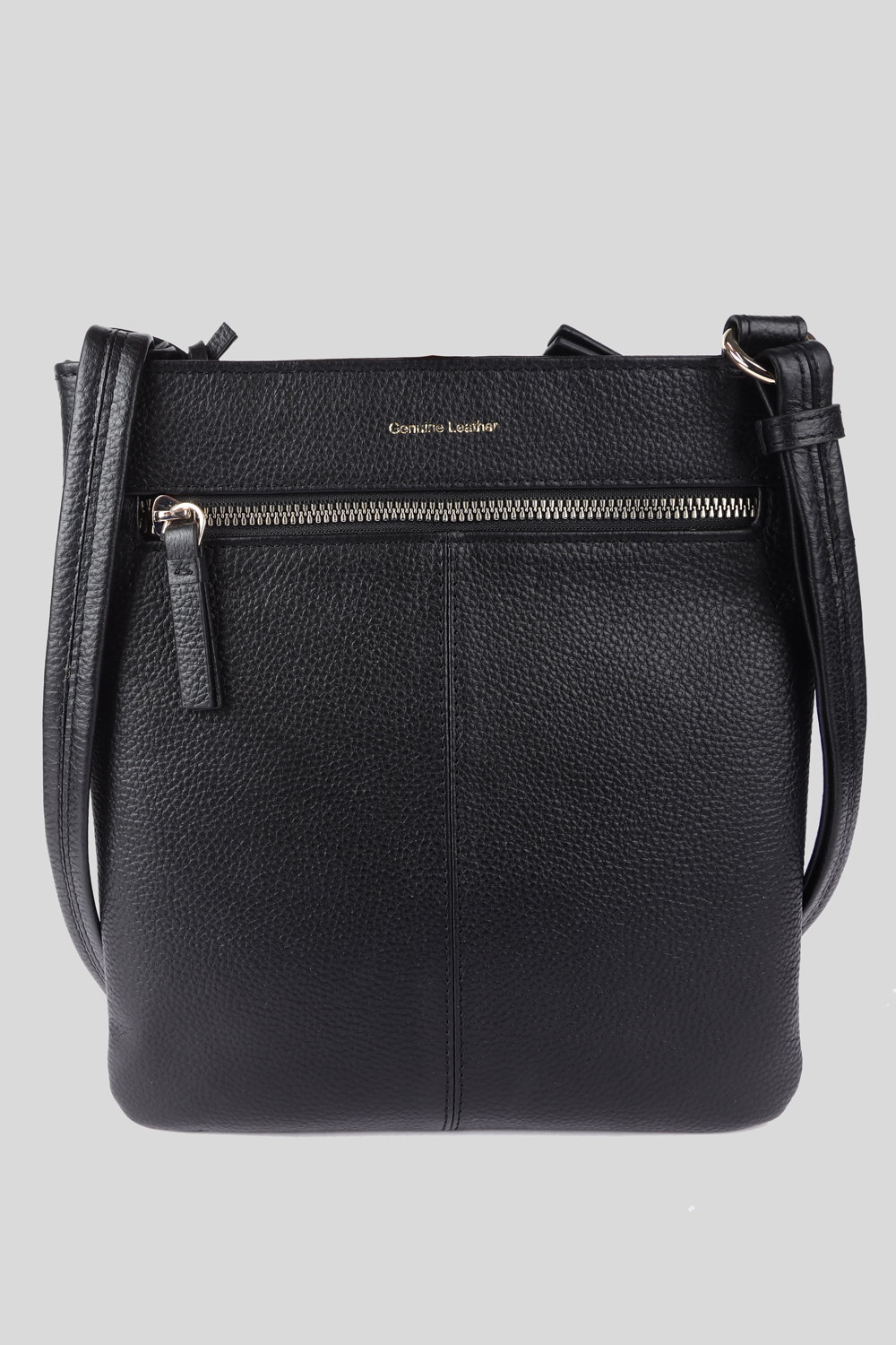 Black Ashwood Leather Black 'Heaven' Real Leather Cross Body Bag, Image 3 of 5