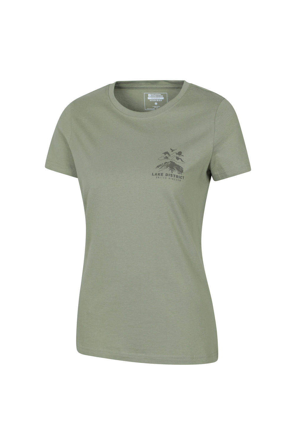 Khaki Lake District Sunset TShirt, Image 4 of 4