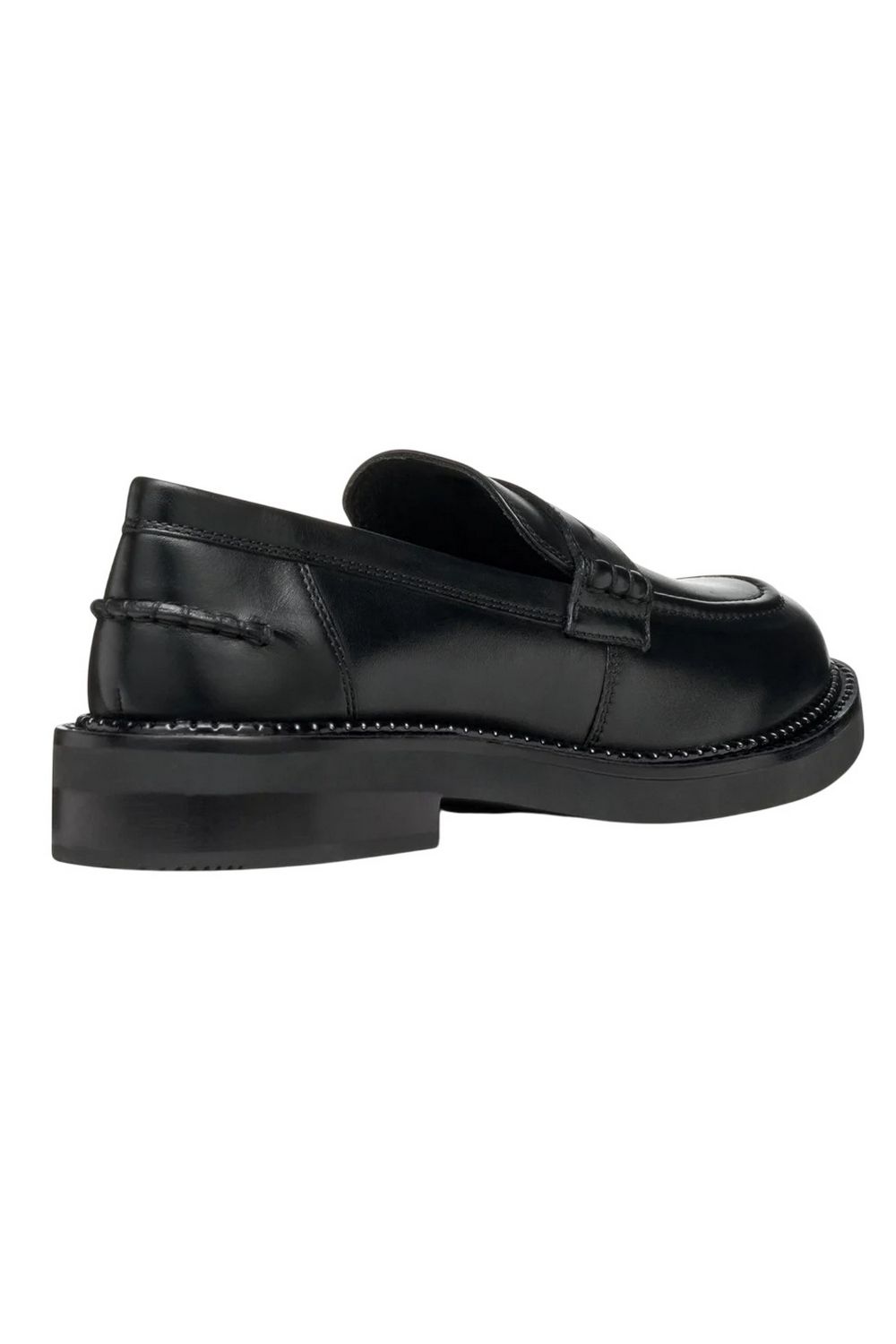 Black D Serilda E Leather Loafers, Image 2 of 4