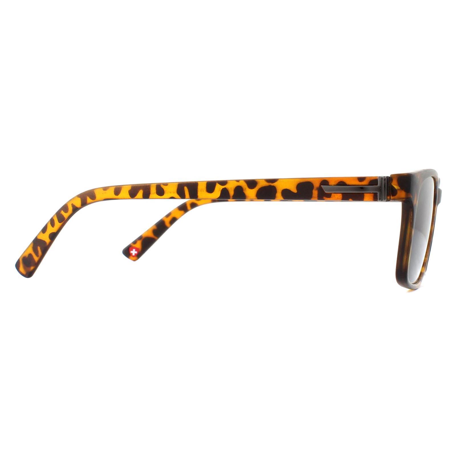 Brown Square Unisex Matte Black Smoke Polarized MP9, Image 4 of 4
