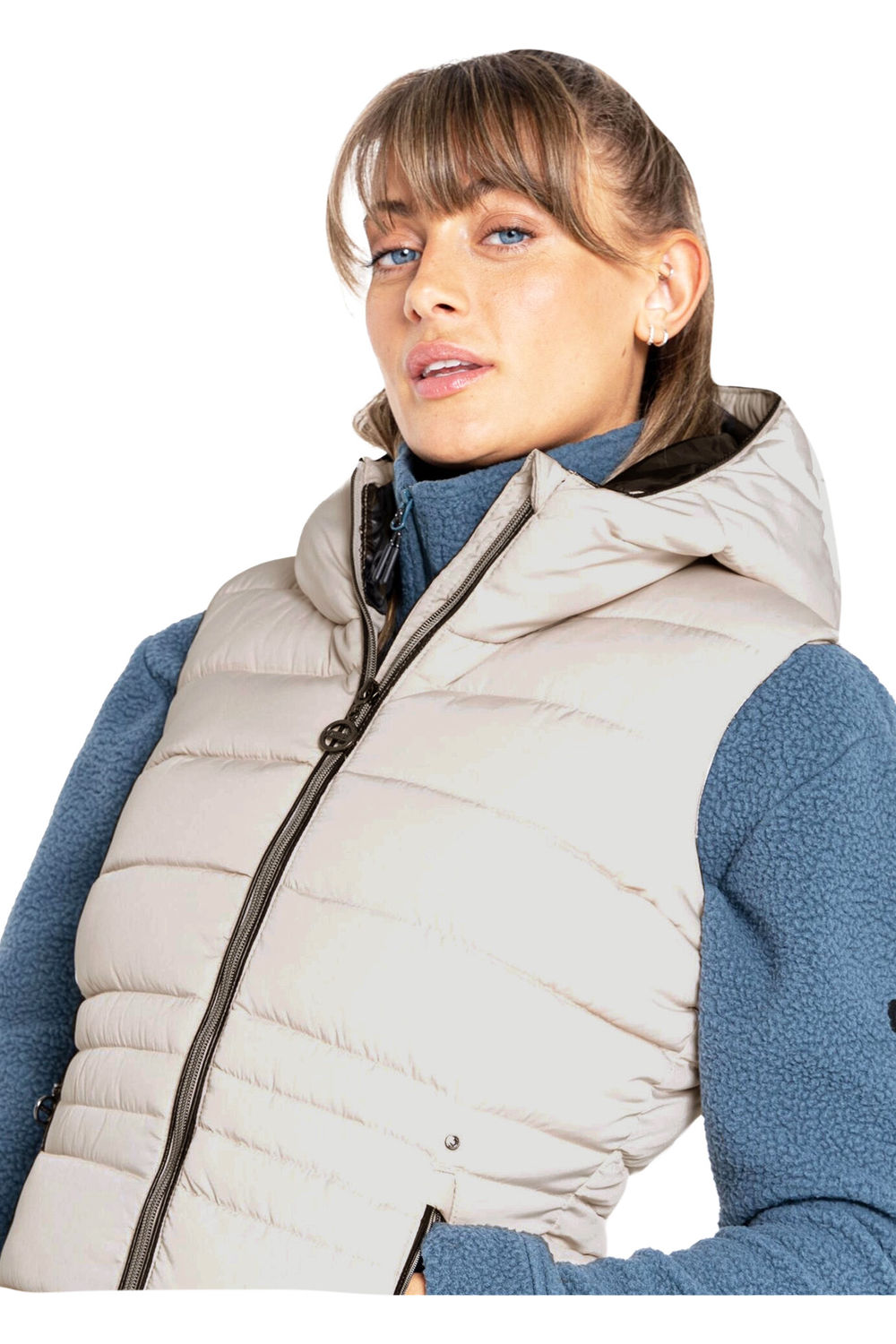 Grey Reputable Padded Gilet, Image 4 of 4