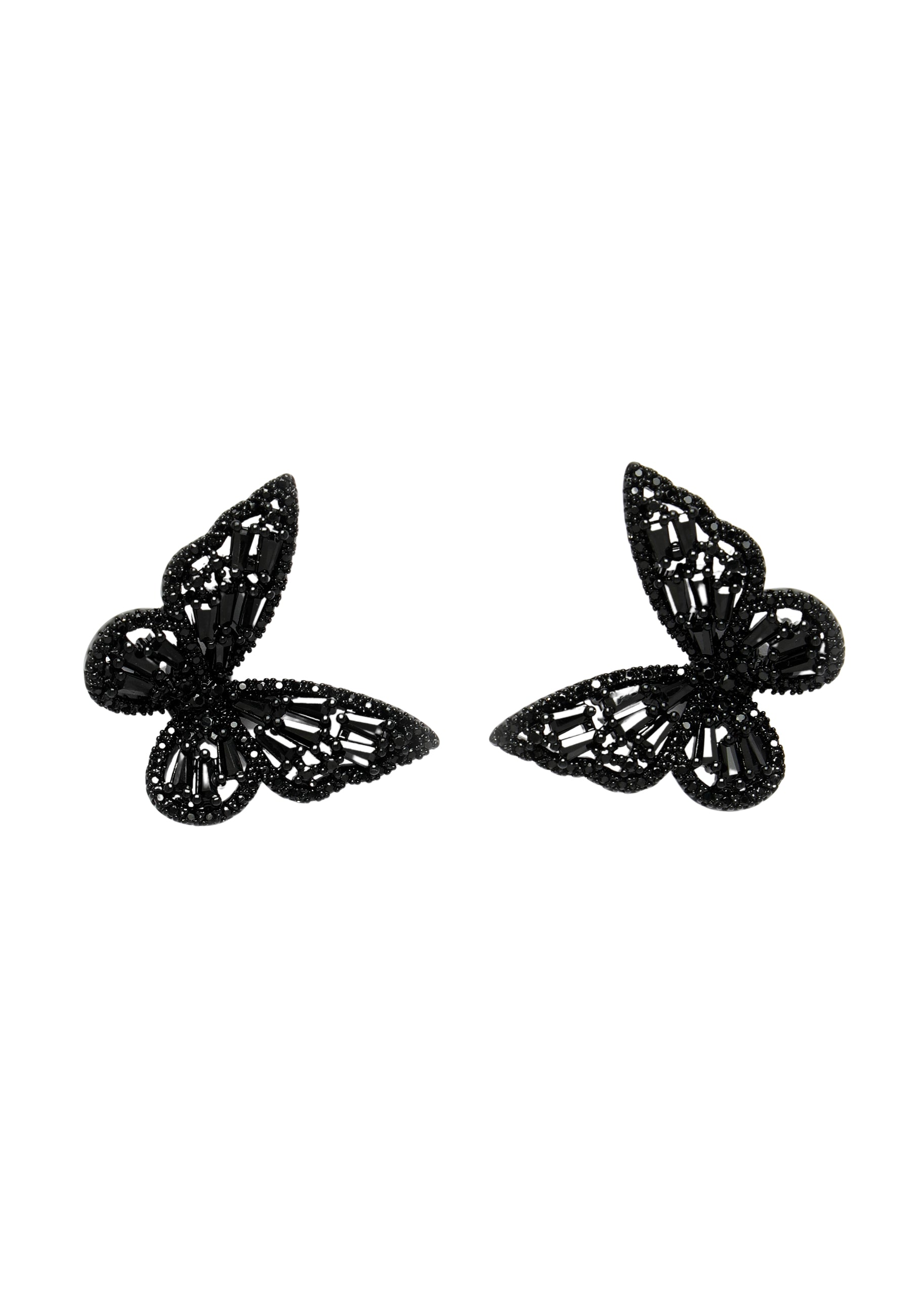 Pink Diva Collection Butterfly Stud Earrings