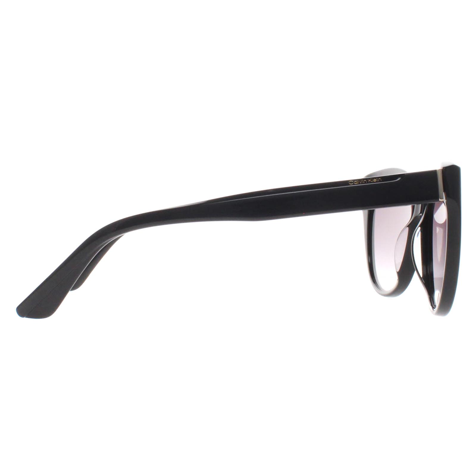 Black Calvin Klein Black Cat Eye Black Gray Gradient CK22520S, Image 4 of 4