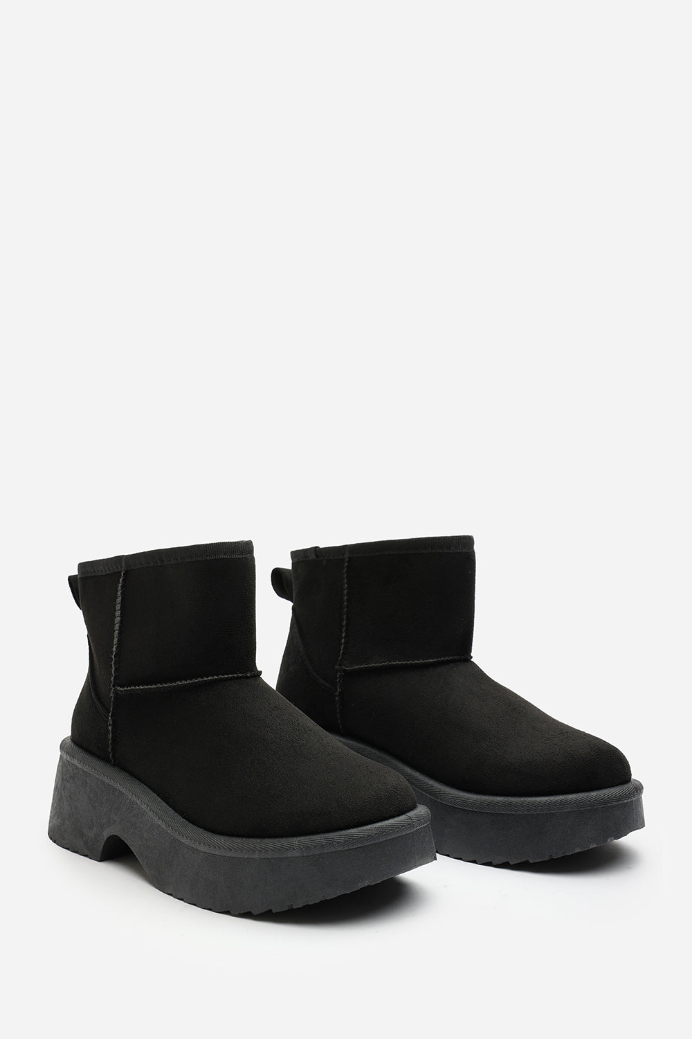 Black 'Esme' Platform Ankle Boots, Image 4 of 7
