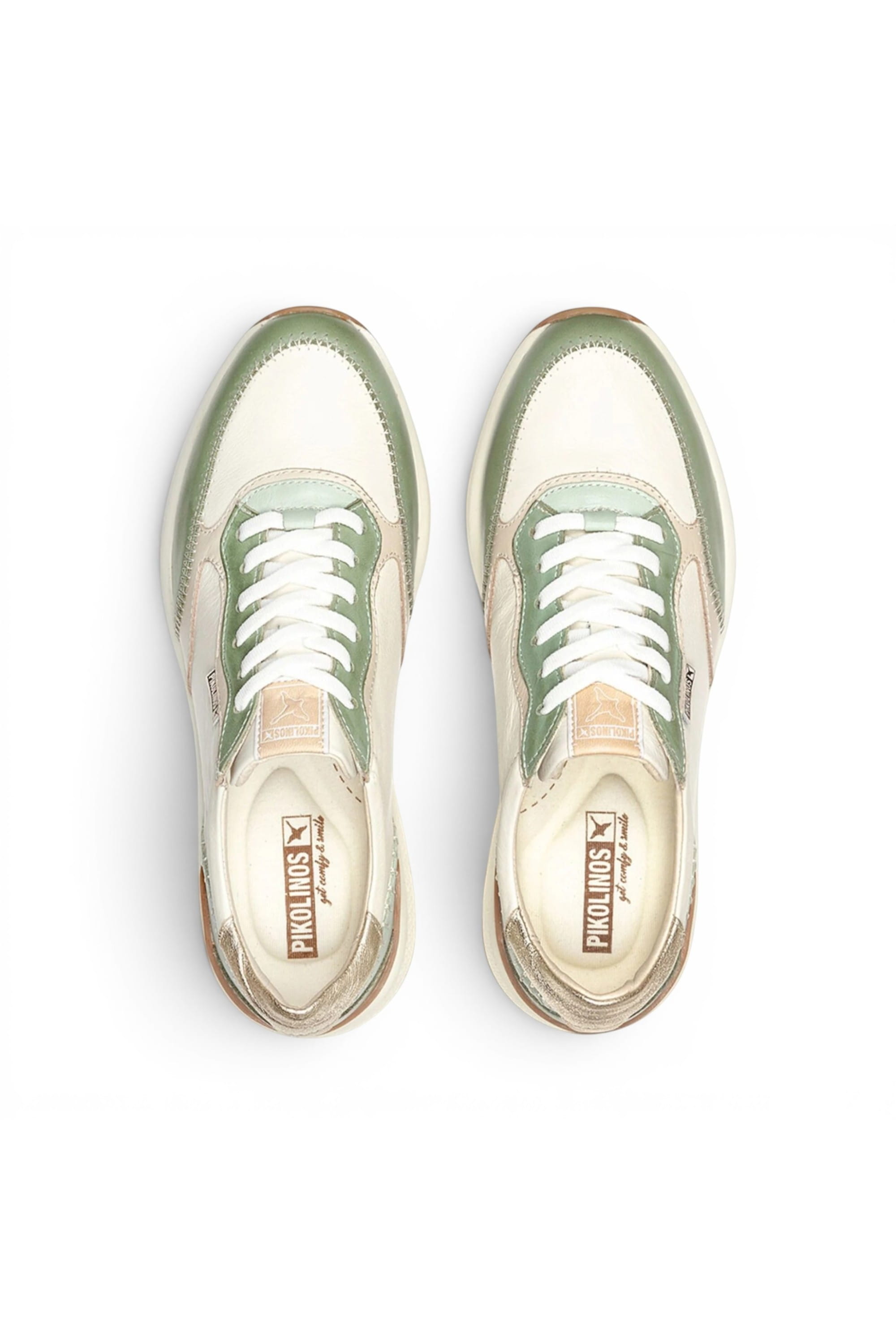 Green Womens Casual Sneaker Trainers W1M6625C3, Image 7 of 7