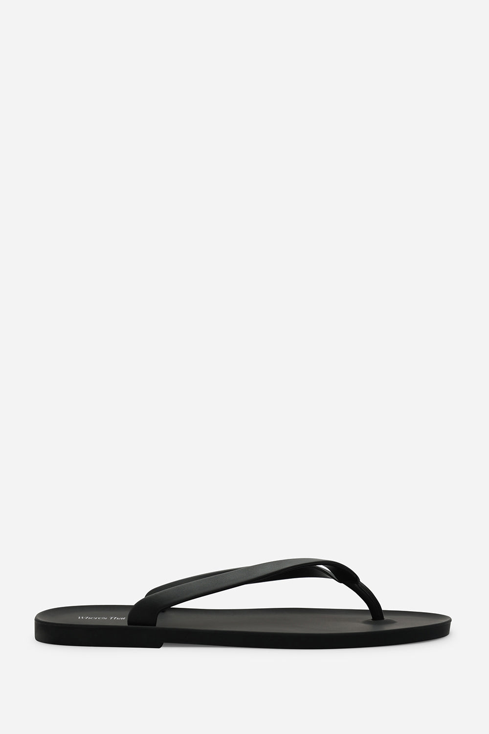 Black Kailany Jelly Thong Flip Flop Sandals, Image 2 of 6