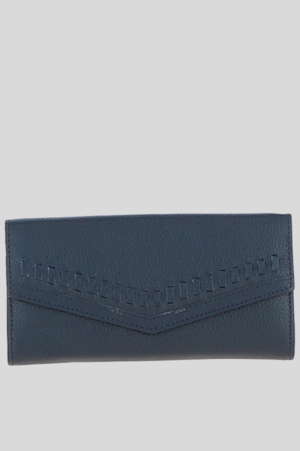 Navy 'Stellara' Real Leather Purse, Image 1 of 3