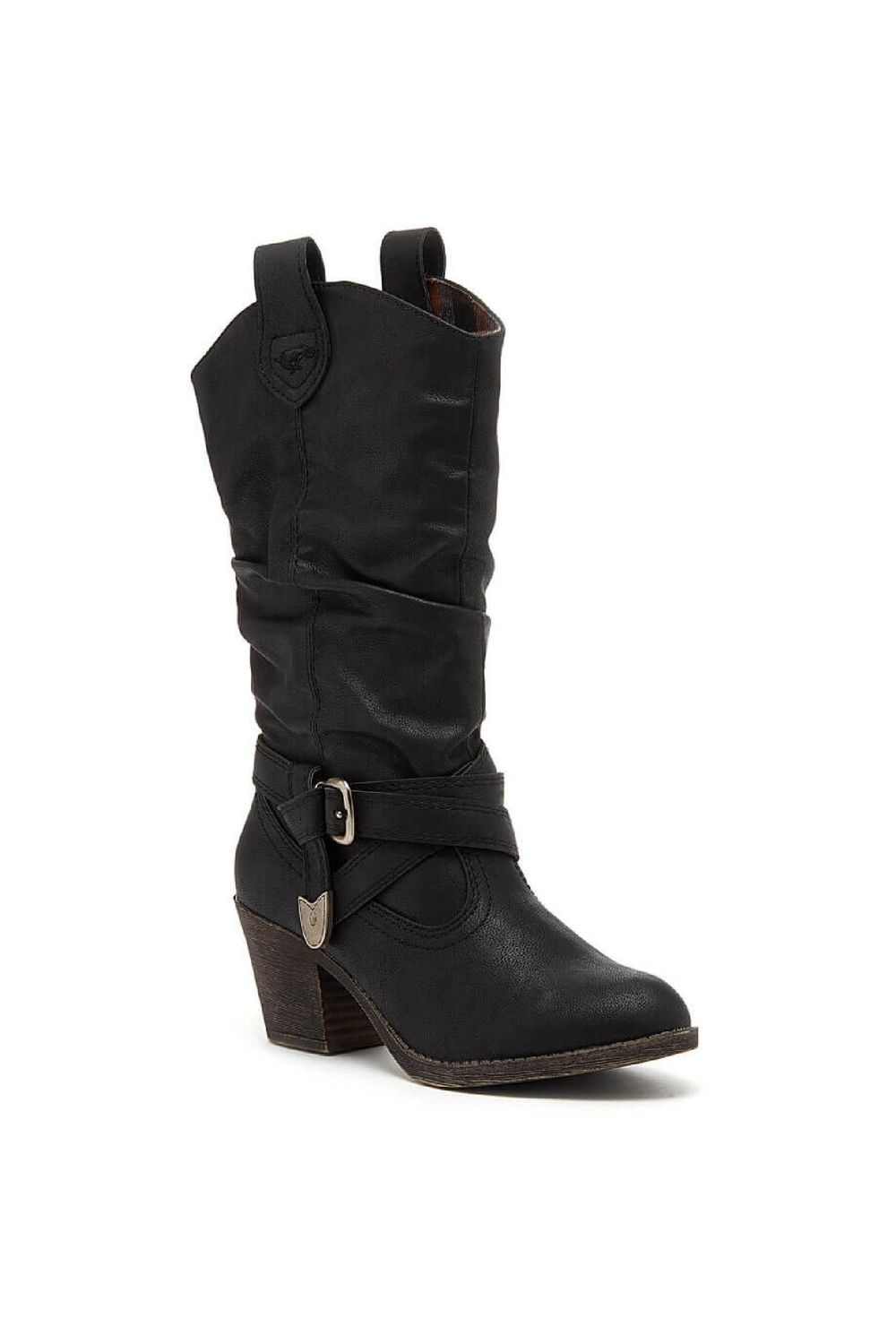 Black Sidestep MidCalf Western Boot, Image 4 of 4