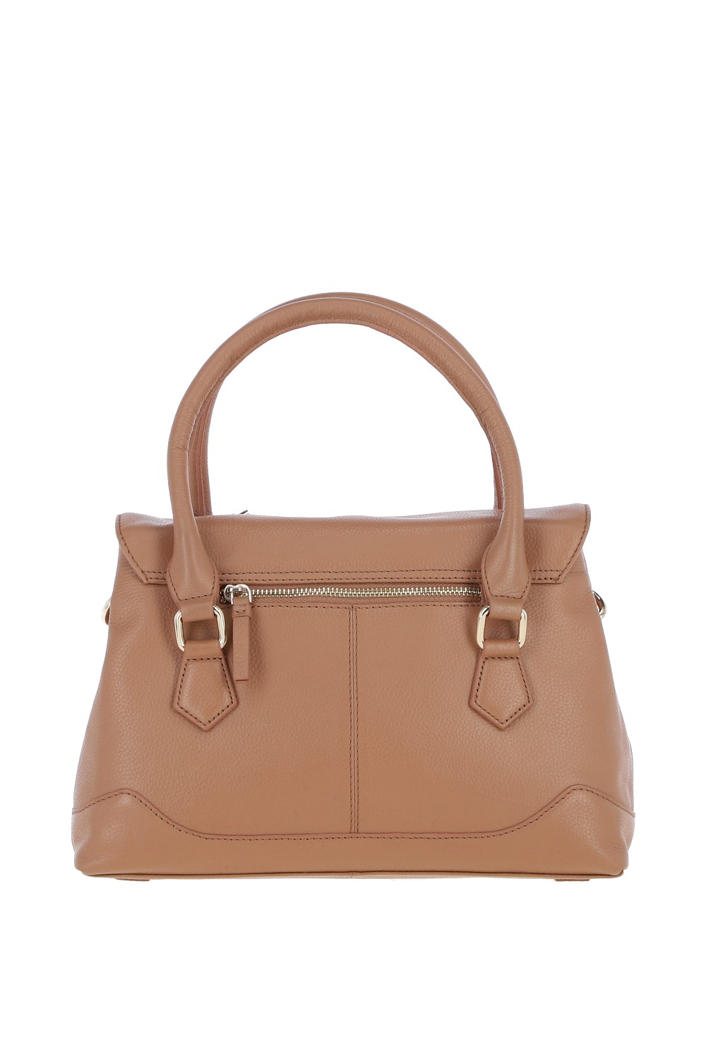 Camel Ashwood Leather Camel Premium Leather Shoulder Bag with Detachable Crossbody Strap, Image 3 of 4