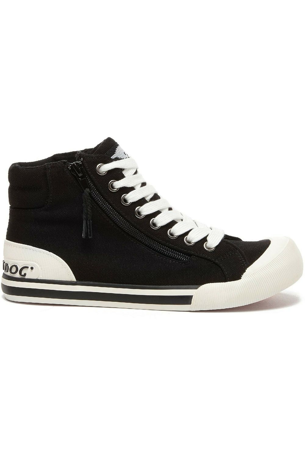 Black Jazzin Hi Trainers, Image 4 of 5