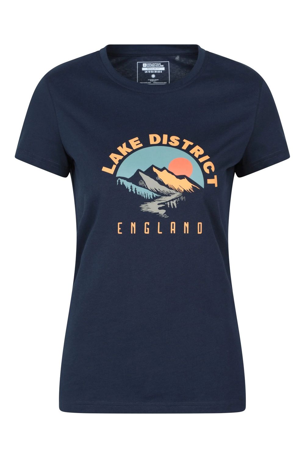 Navy Lake District Sunrise TShirt, Image 1 of 4