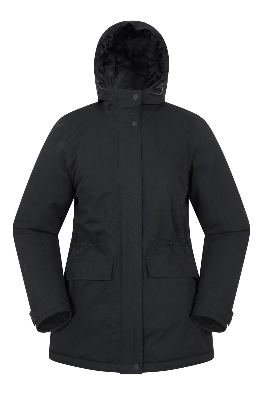 Black Mountain Warehouse Black Maple Waterproof Padded Jacket, Image 1 of 5