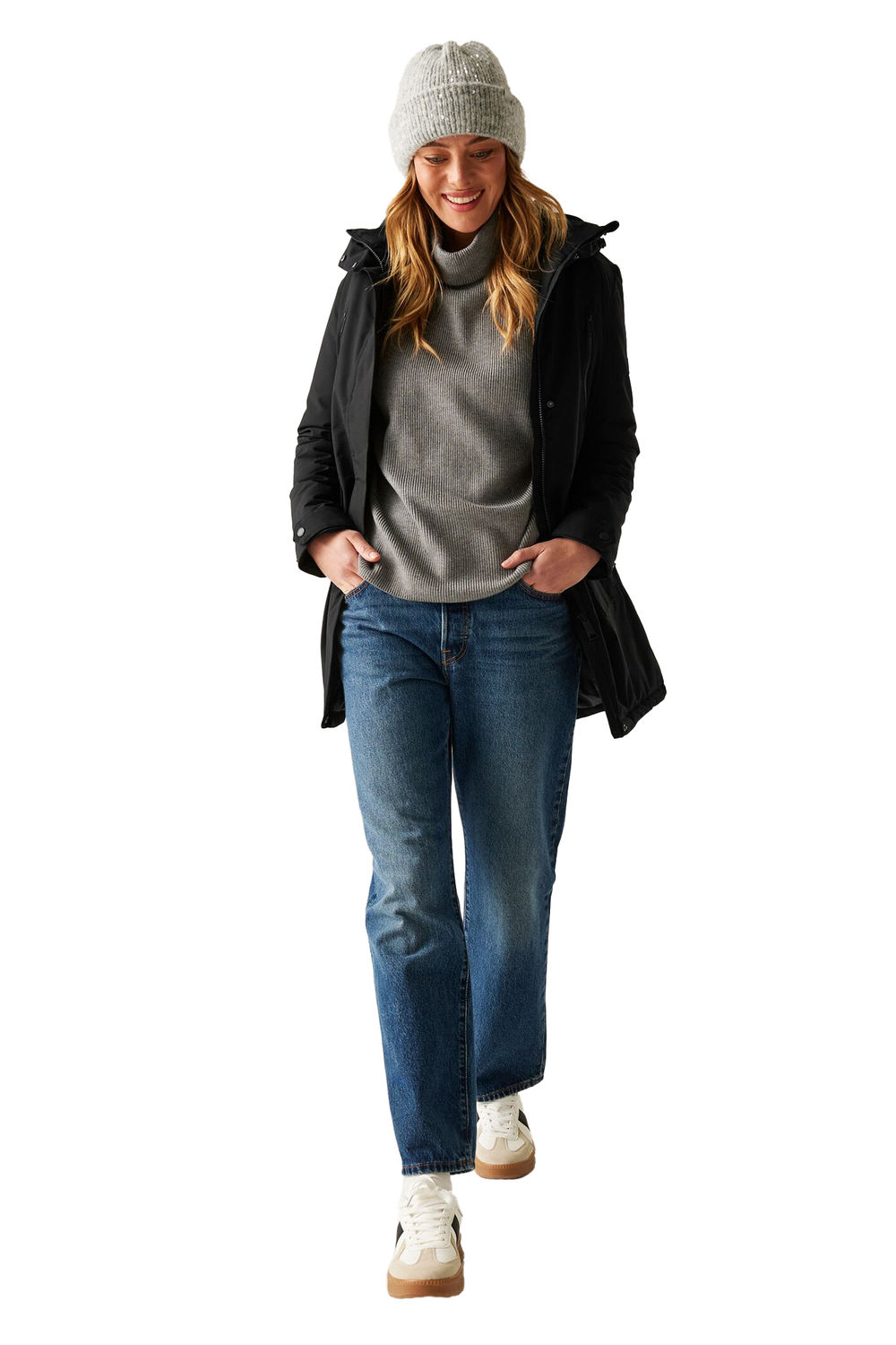 Black Valenta Waterproof Jacket, Image 5 of 5