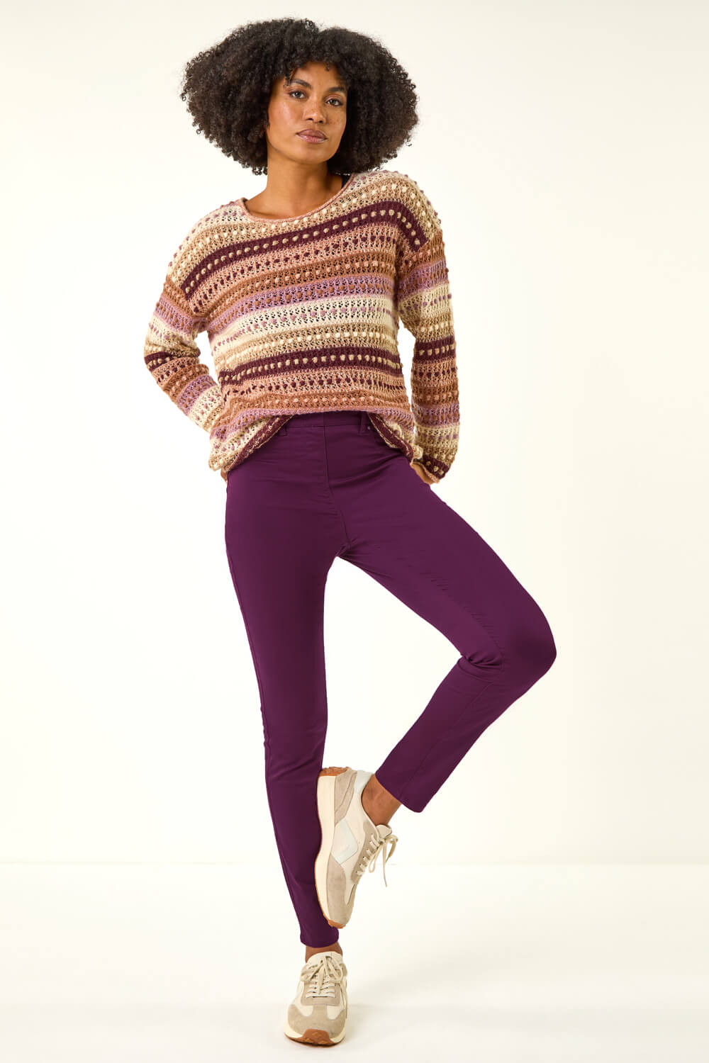 Plum 31'' Denim Stretch Jegging , Image 3 of 5