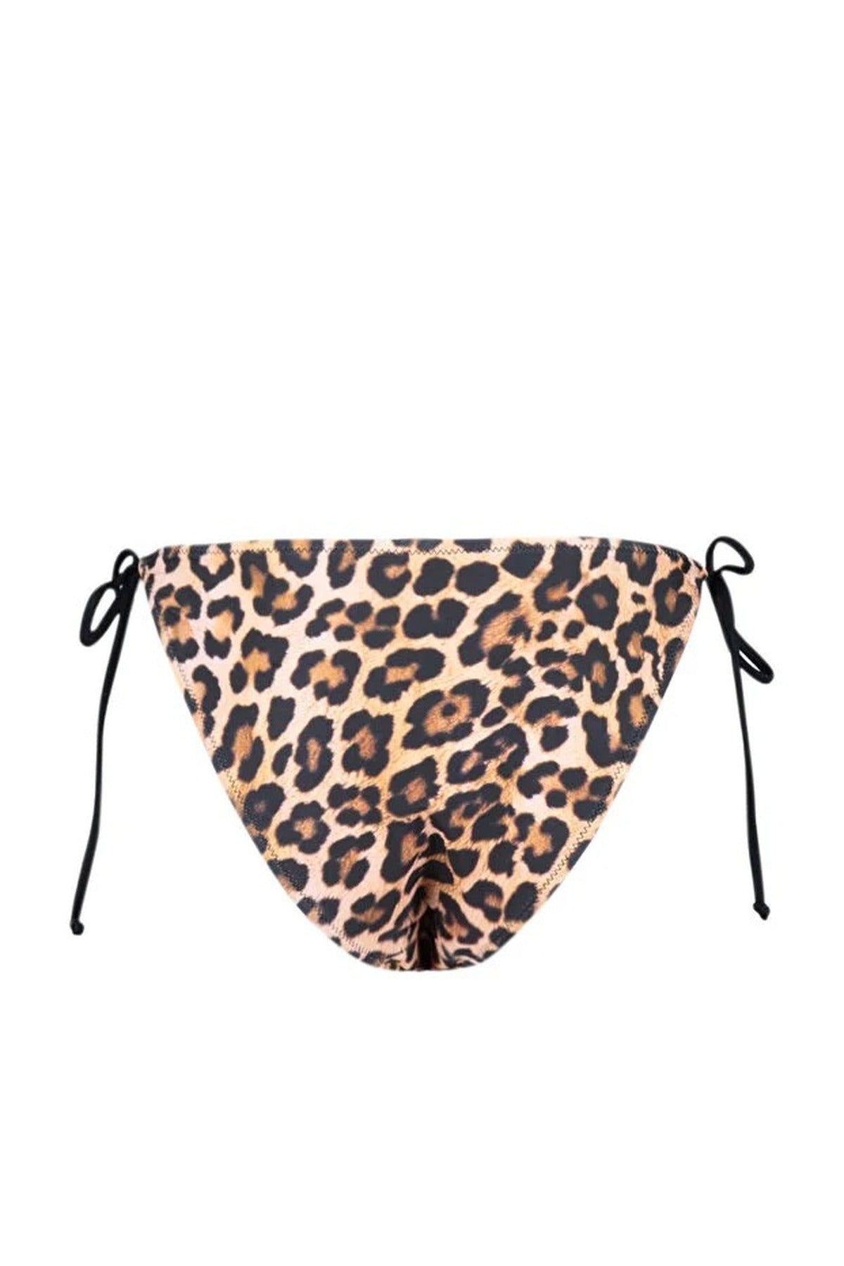 Multi Leopard Print Tie Side Regular Waist Bikini Bottom with Adjustable Fit, Image 4 of 5