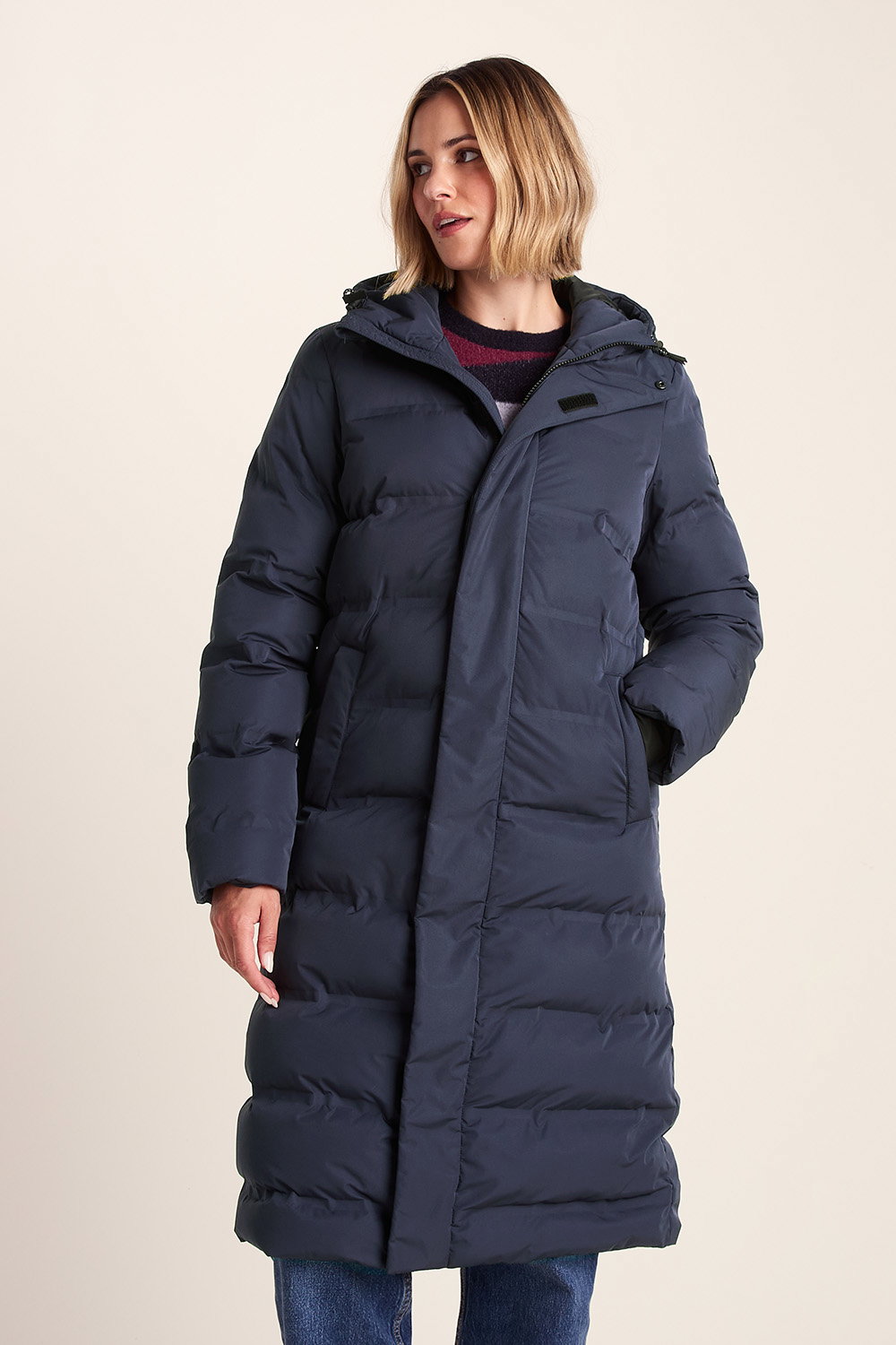 Indigo Glaston Shower Resistant Insulated Parka, Image 1 of 6