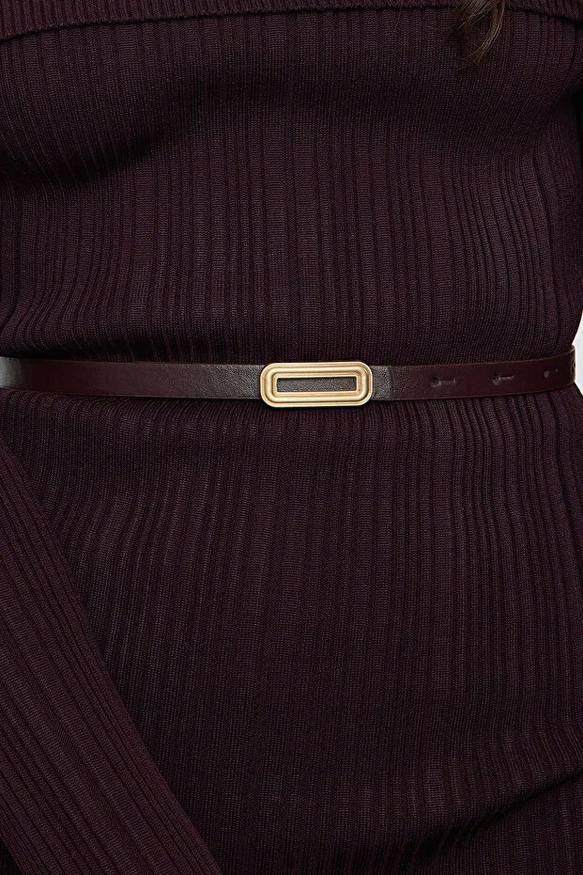 Multi WOVCOR Multi Double Pack Rectangular Buckle Women's Belt, Image 3 of 3