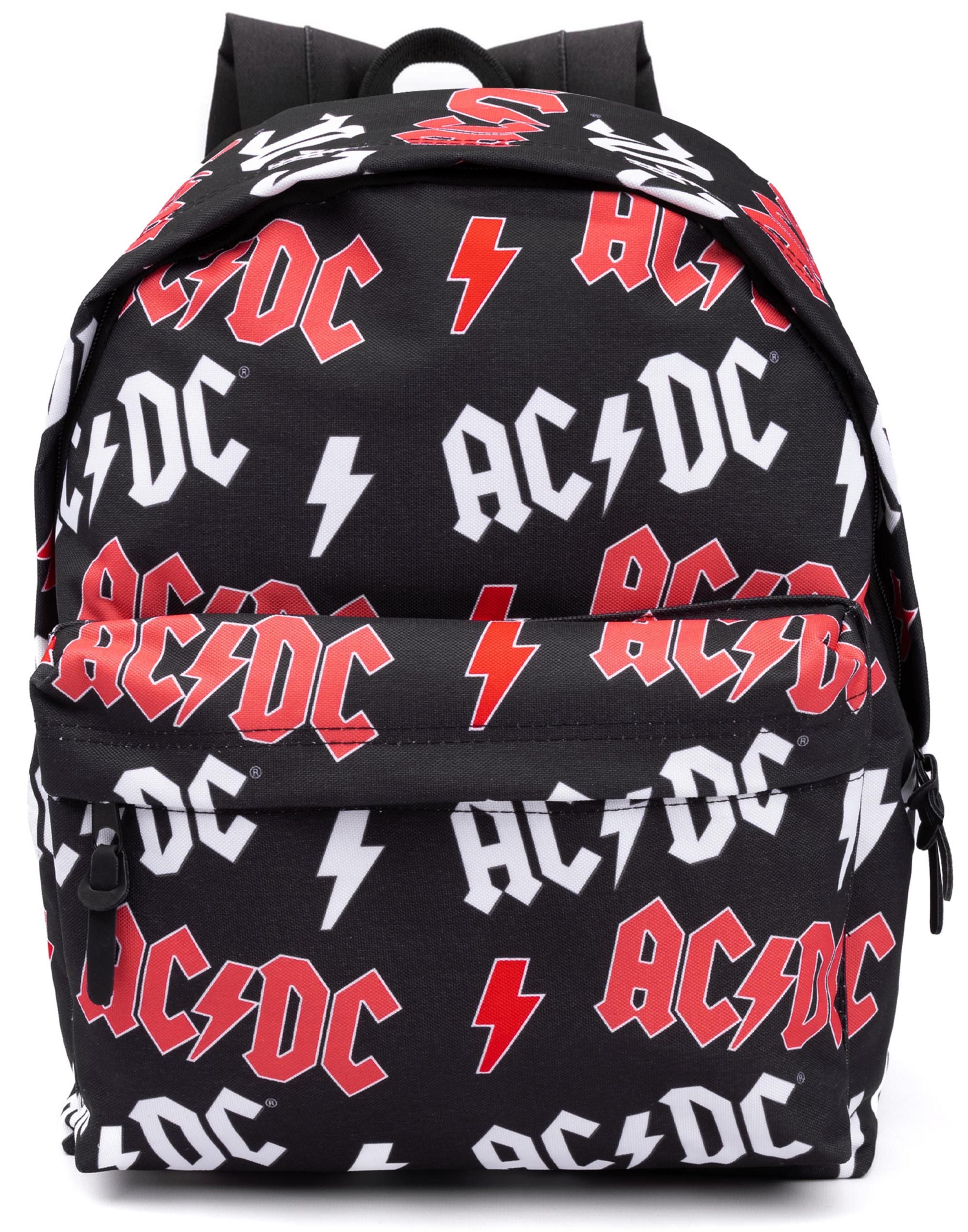Black AC/DC Black AC/DC Lightening Backpack, Image 2 of 6