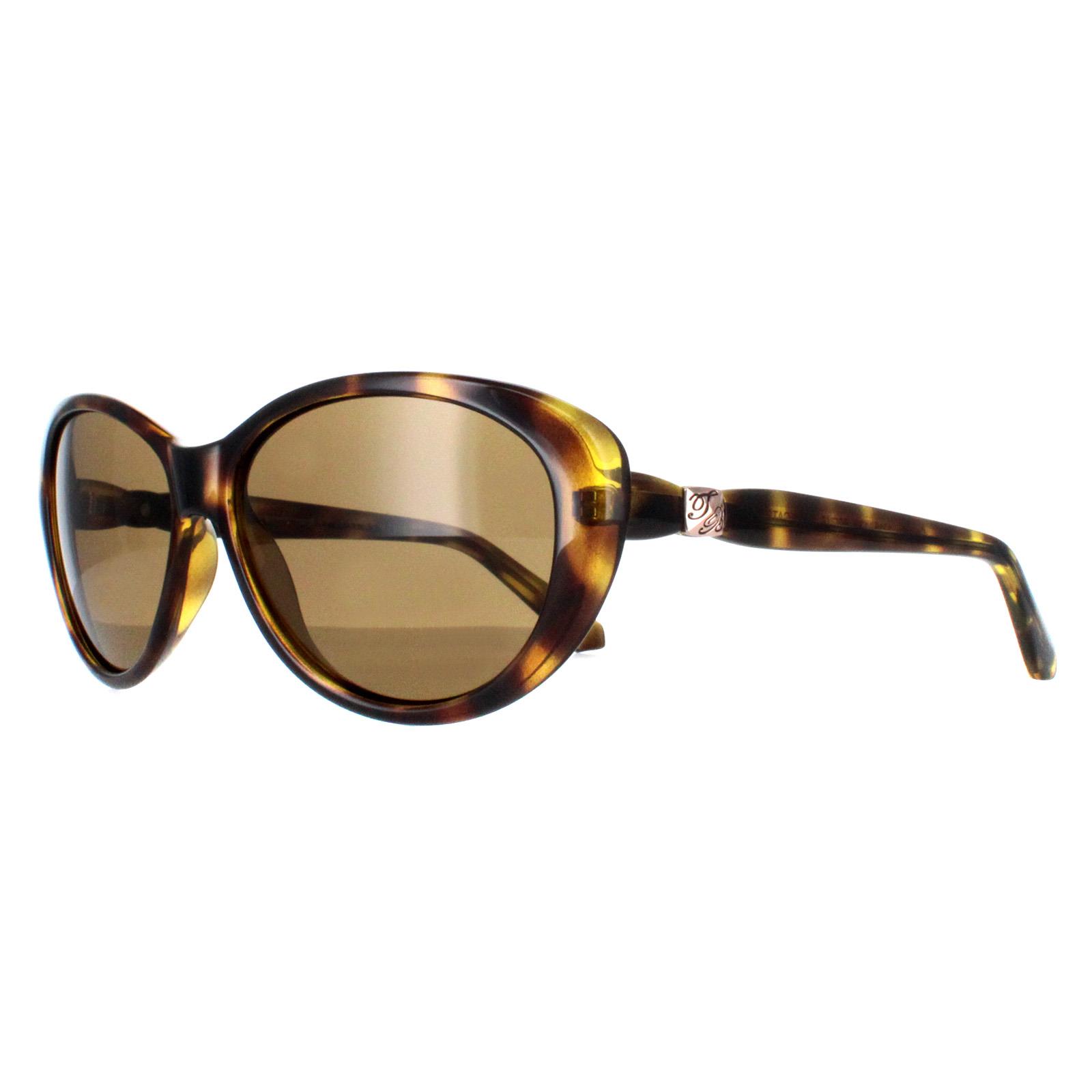 Brown Ted Baker Brown Oval Havana Brown Gradient TB1315 Cougar, Image 2 of 4