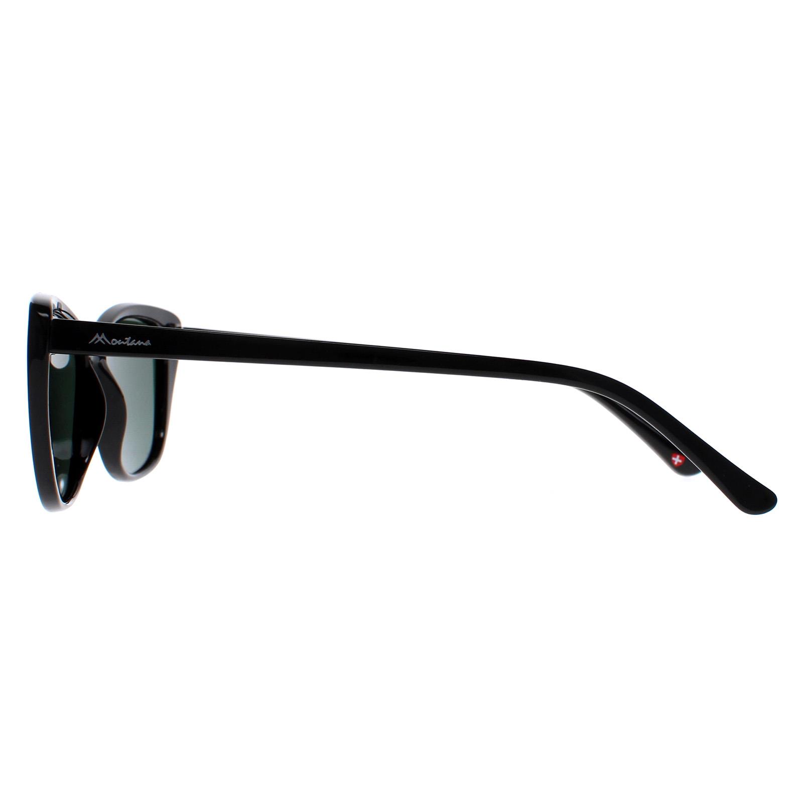 Black Cat Eye Black G15 Green Polarized MP42, Image 3 of 4