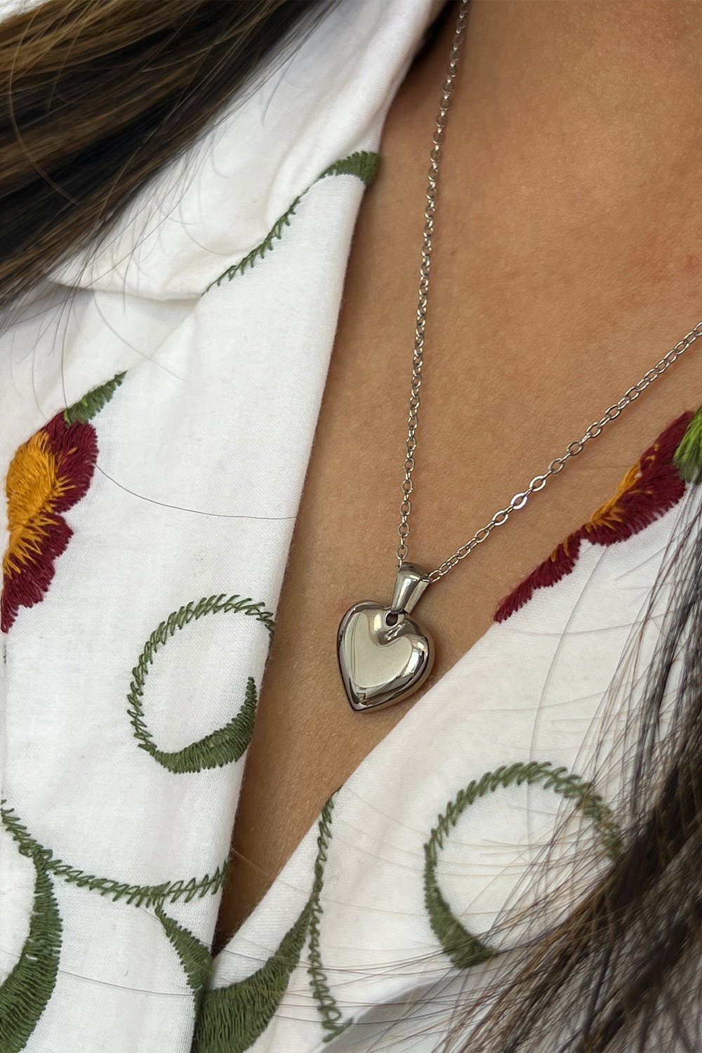 Silver SVNX Silver Heart Necklace in Silver - Gift Boxed, Image 5 of 5