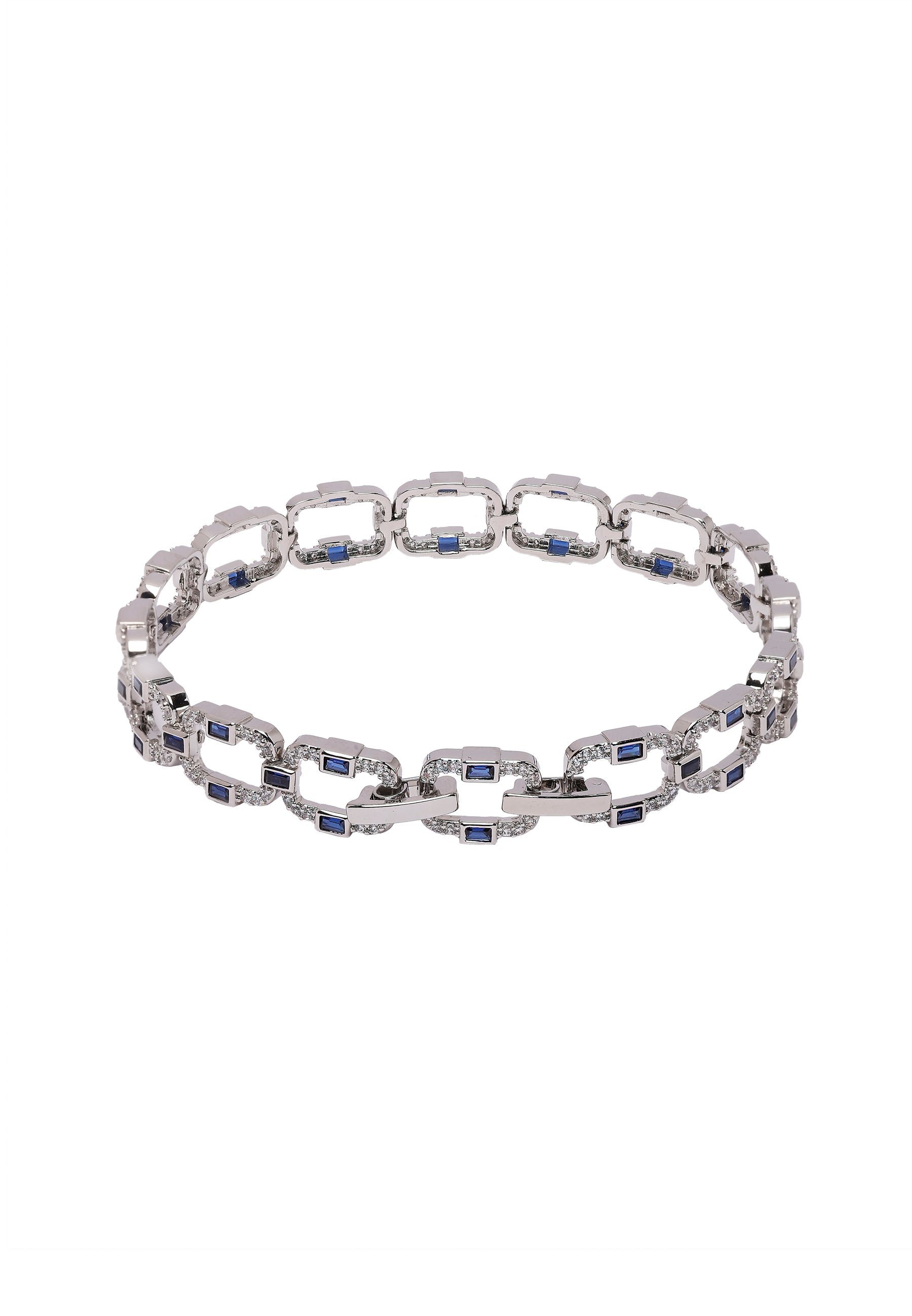 Blue Diva Interlock Bracelet, Image 3 of 5