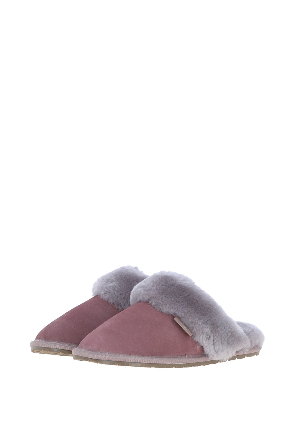 Purple 'Pippa' Classic Suede Sheepskin Slippers