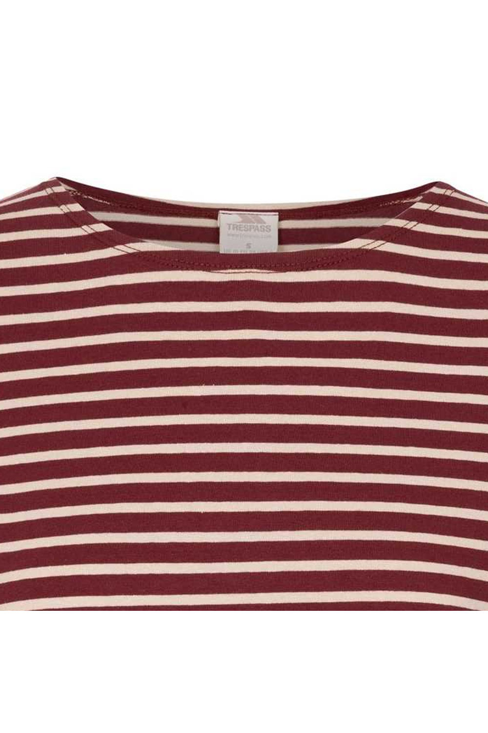 Wine Karen Yarn Dyed Stripe Shirt, Image 3 of 5