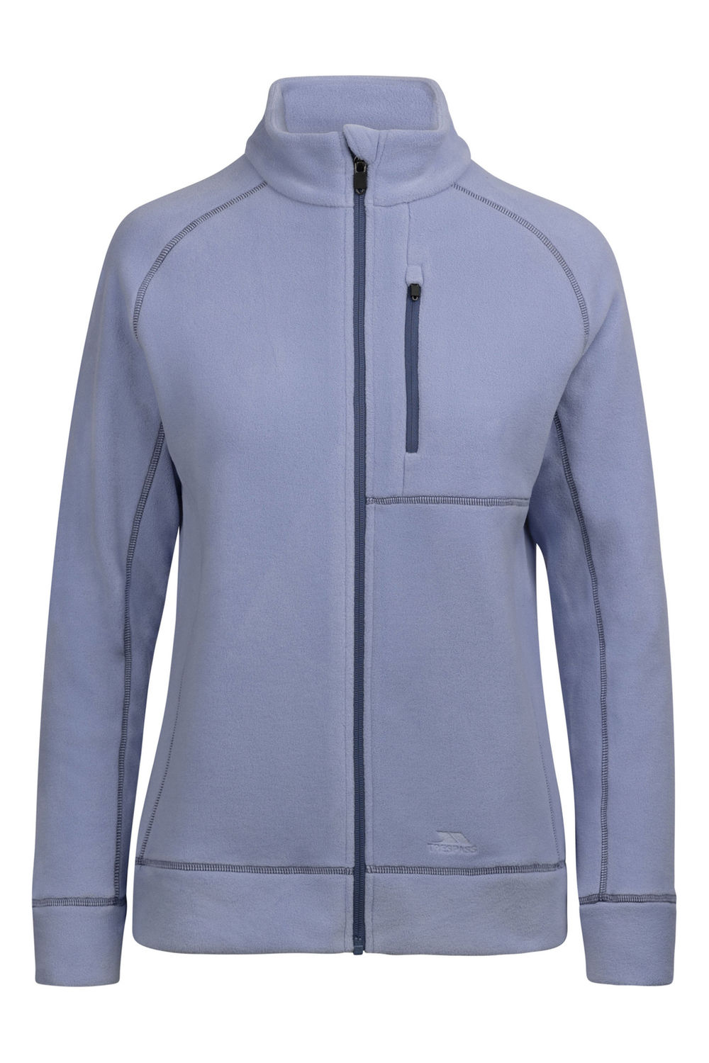 Light Blue Trespass Light Blue Script AT200 Fleece Jacket, Image 1 of 2