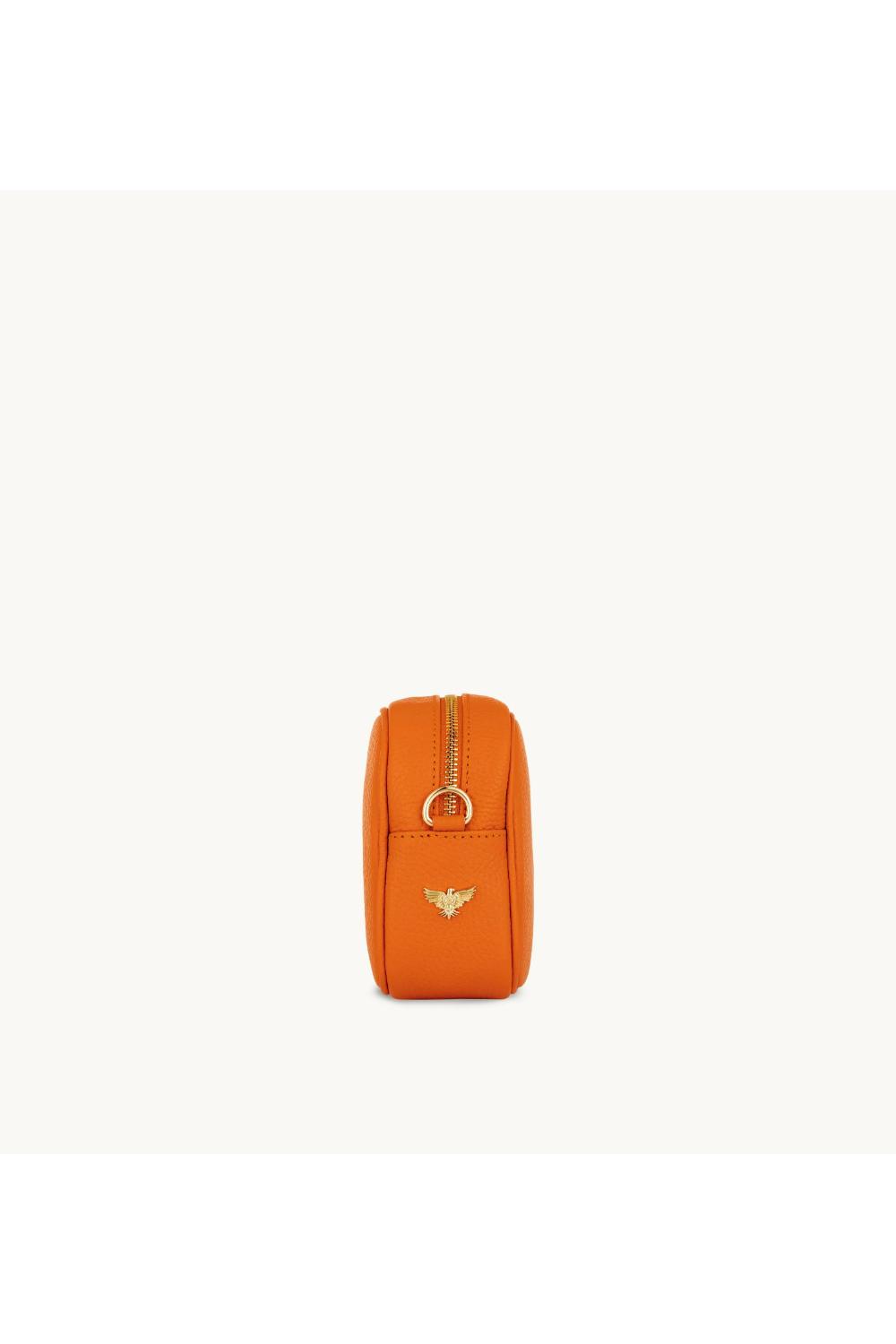 Orange The Tassel Orange Leather Crossbody Bag, Image 2 of 4