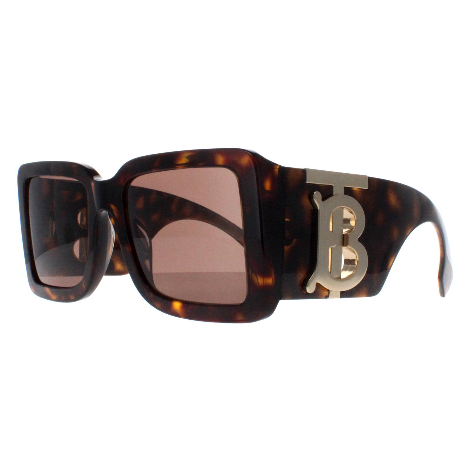 Brown Square Dark Havana Dark Brown BE4406U, Image 2 of 4