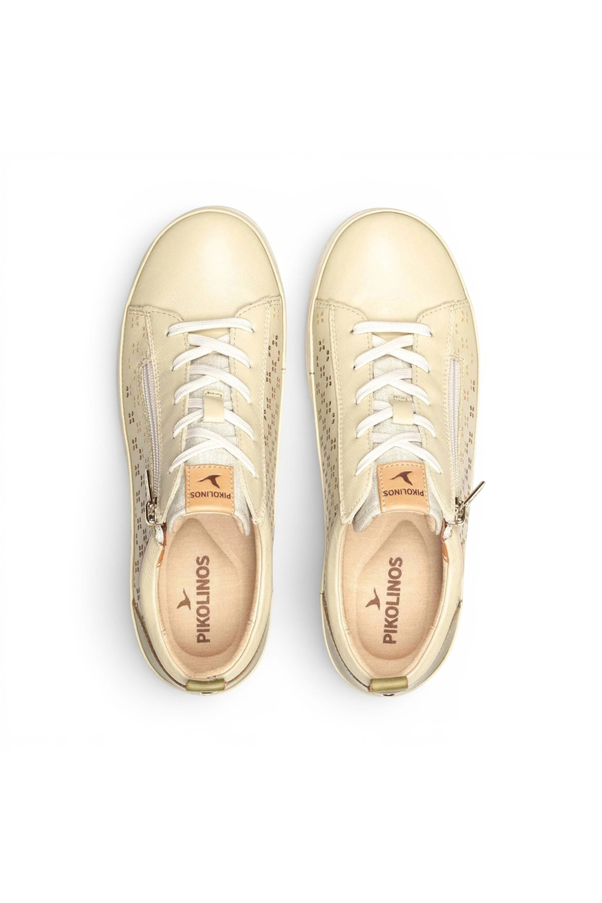 Green Womens Zip Trainer Sneaker W3W-6841C1, Image 6 of 6