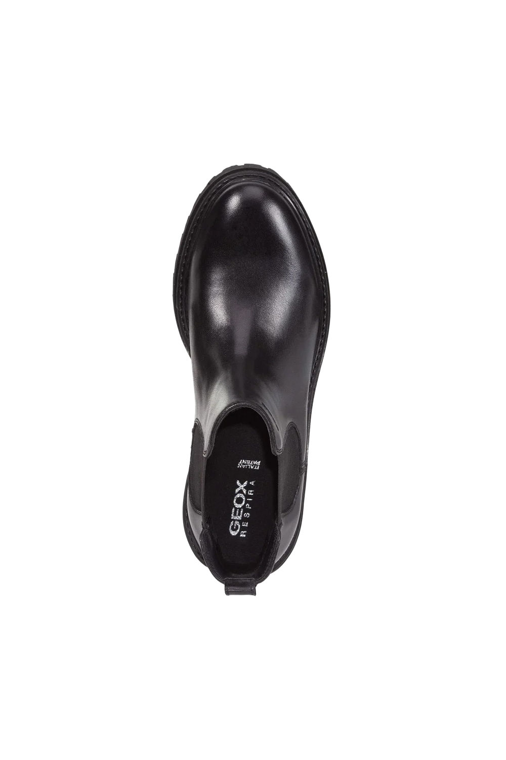 Black D Iridea B Leather Ankle Boots, Image 4 of 5