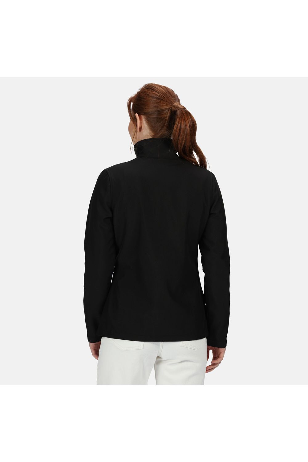 Black Recycled Full Zip Fleece, Image 4 of 5