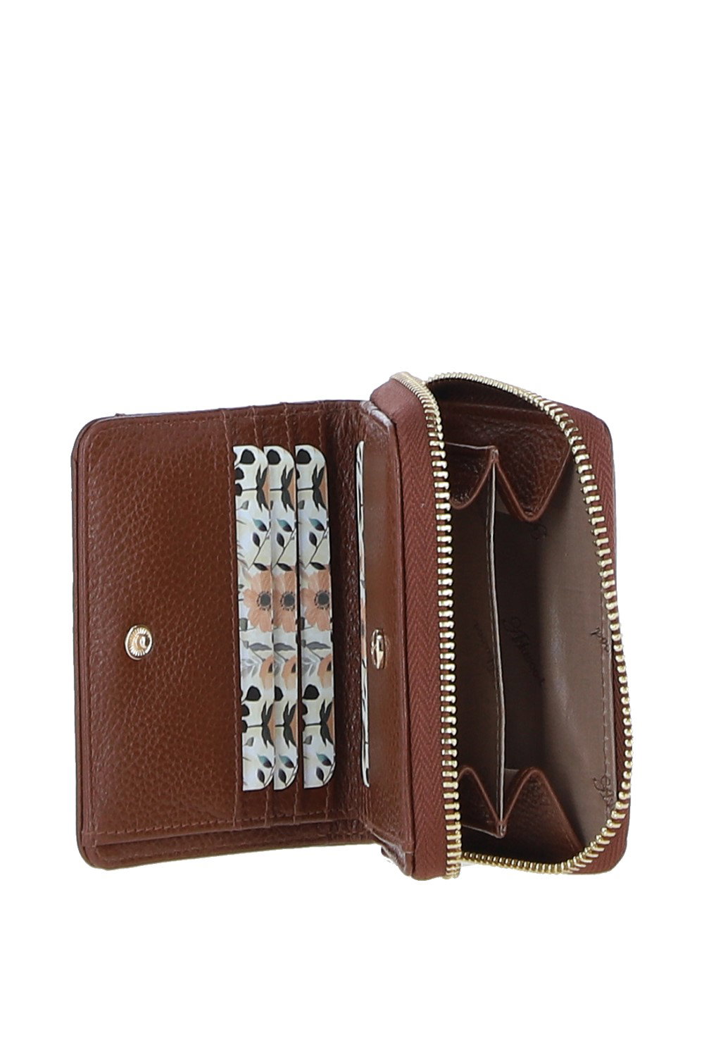 Tan Ashwood Leather Tan 'Sorellia' Real Leather Purse, Image 3 of 4