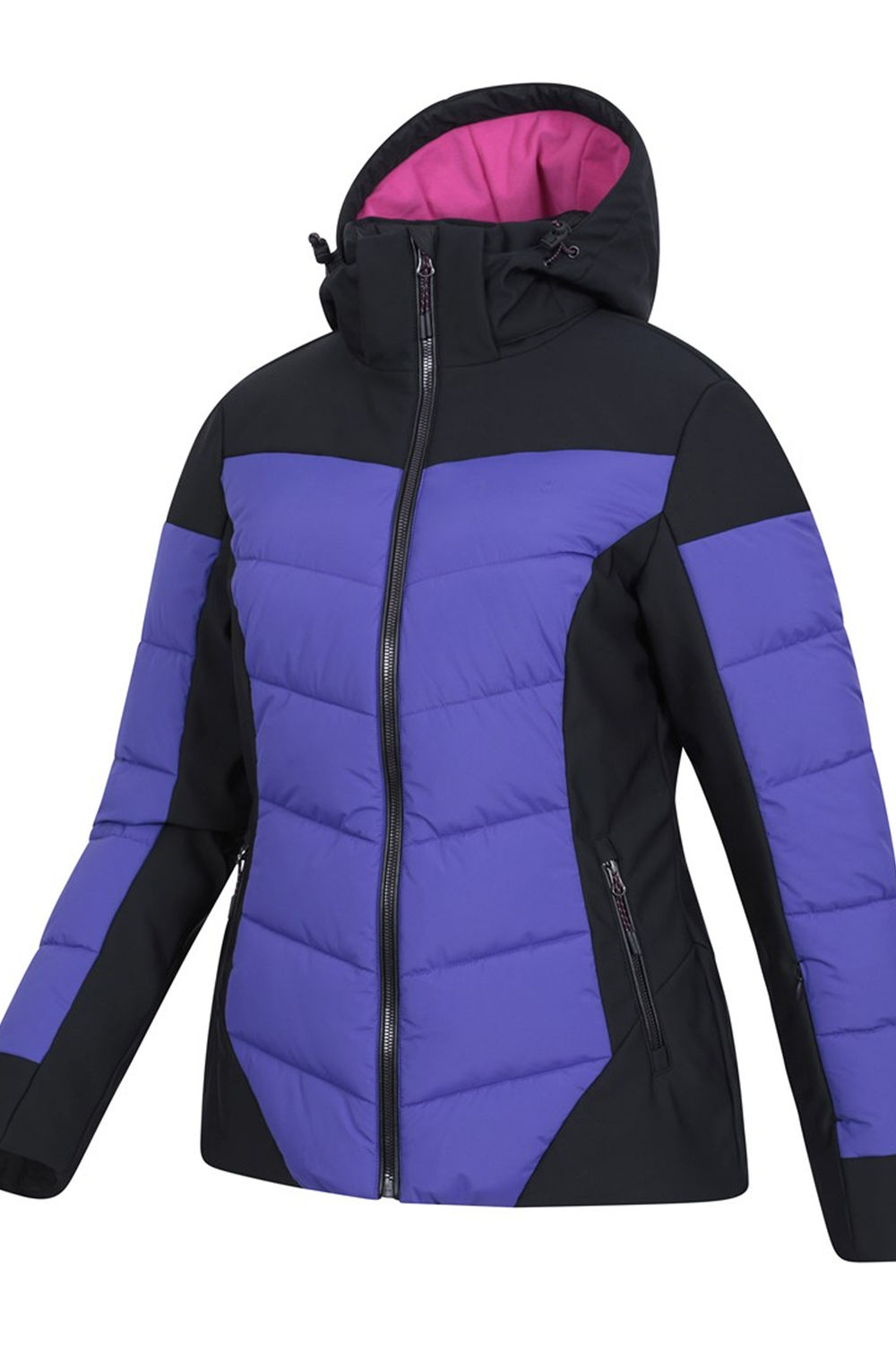 Purple Resort RECCO Padded Ski Jacket, Image 4 of 4