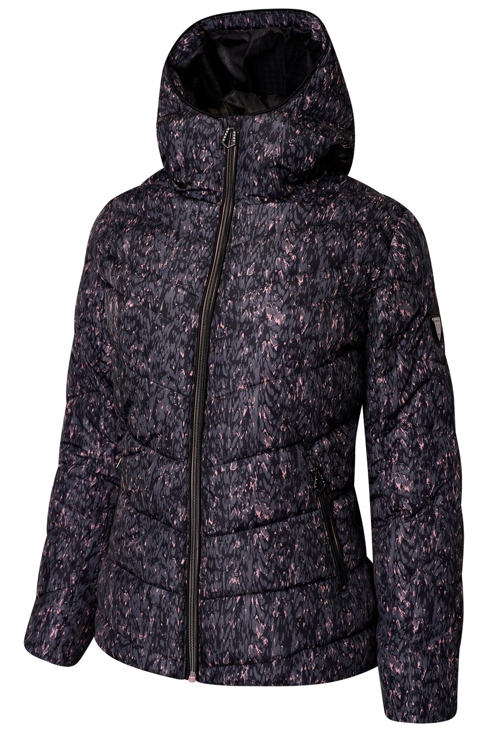 Light Pink Reputable Embellished Padded Jacket, Image 3 of 8