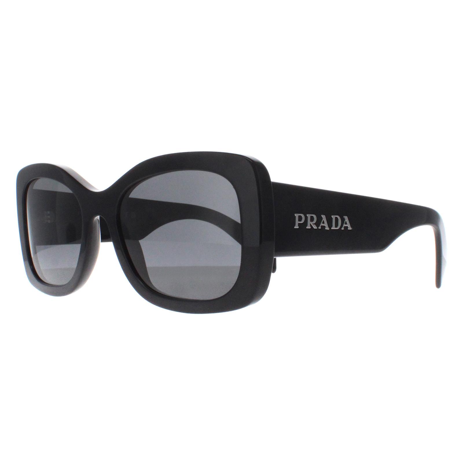 Black Prada Black Oval Black Dark Grey PRA08S, Image 2 of 4