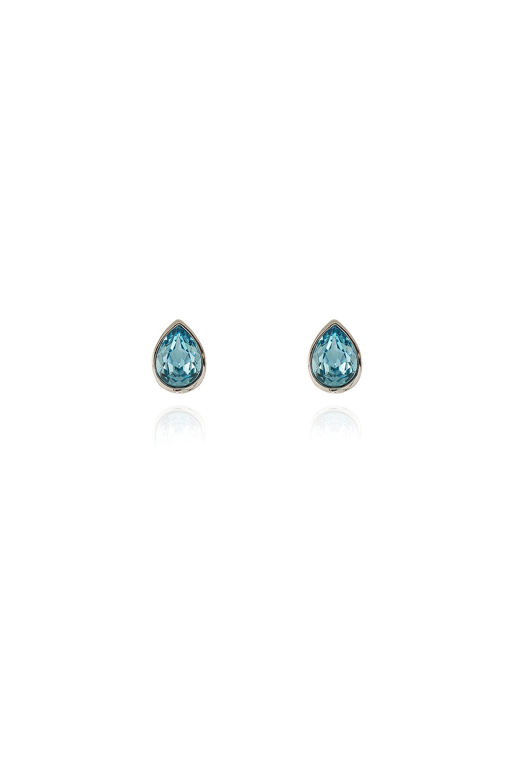 Aquamarine Cachet London Ran Silver Aquamarine Earrings, Image 1 of 2